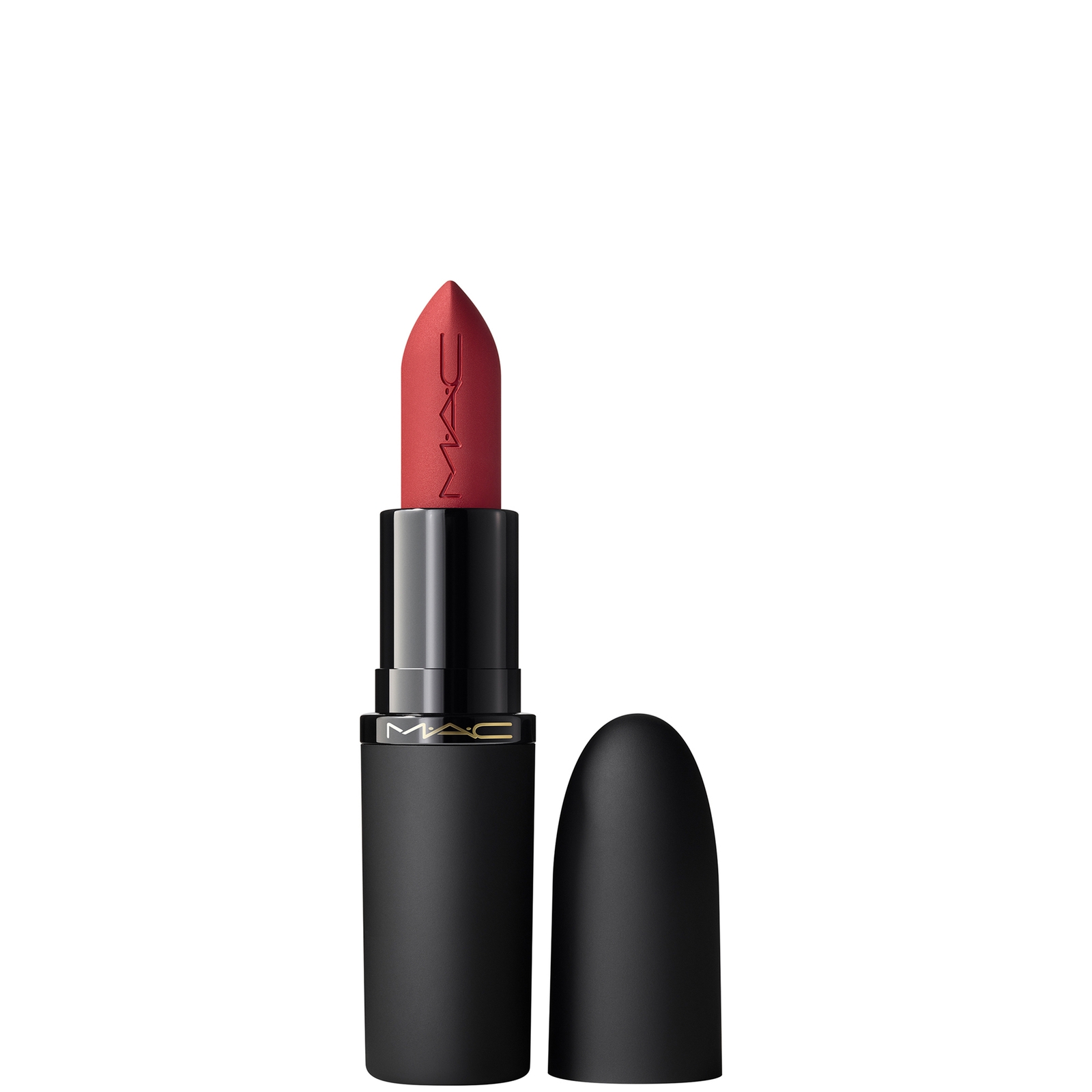 

MAC Powder Kiss Hazy Matte Lipstick 3.5g (Various Shades) - Dubonnet Buzz