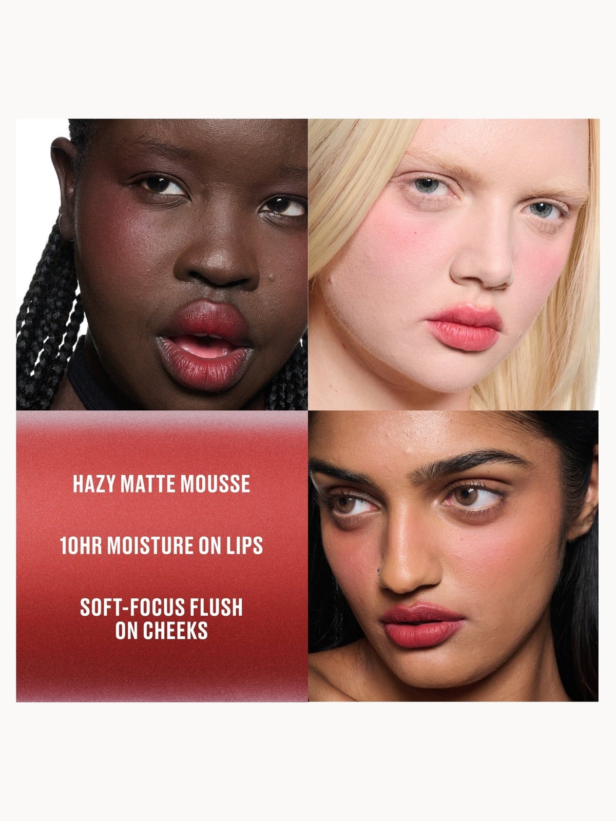 MAC Powder Kiss Lip + Cheek Mousse 5ml (Various Shades) - Ruby Boo 3