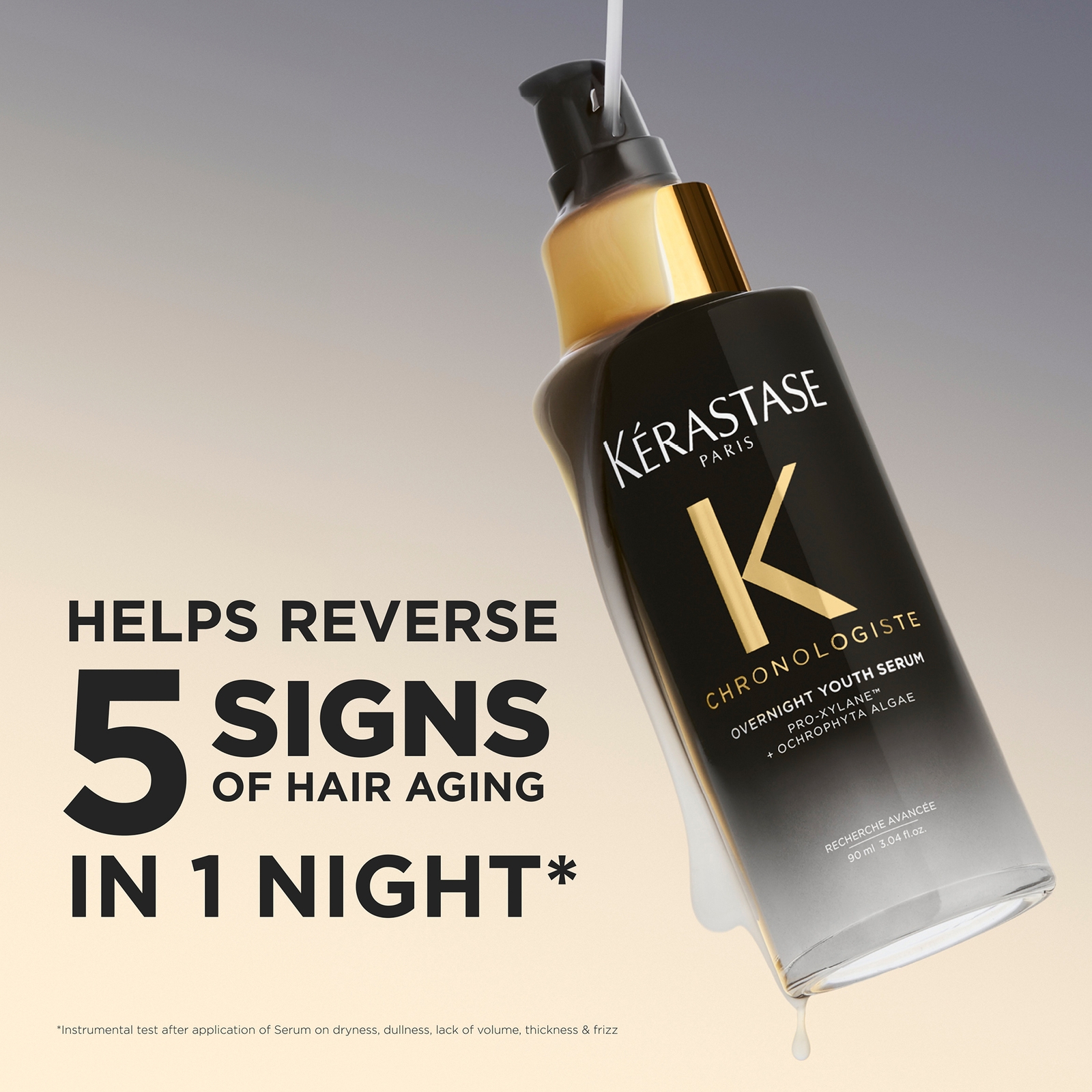 Thumbnail - Kérastase Chronologiste Restorative Overnight Hair Serum 90ml