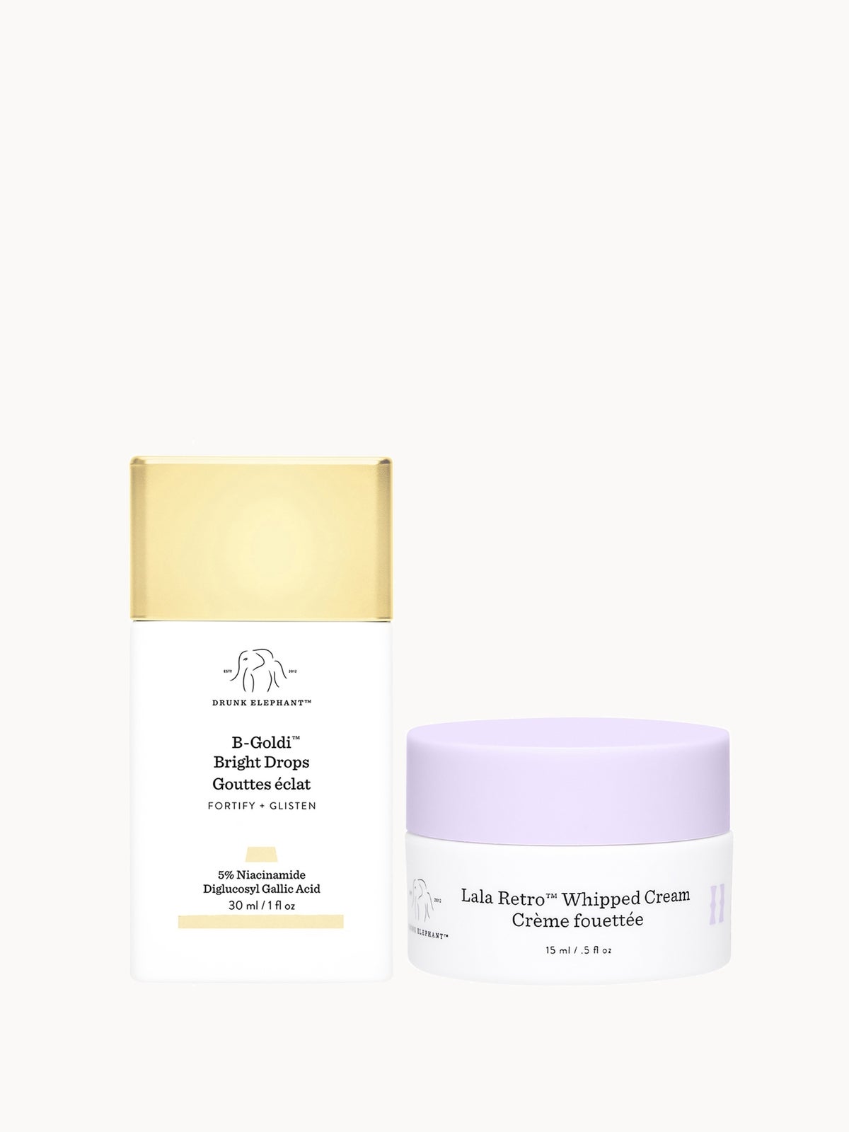Drunk Elephant Lala Retro & B-Goldi Bundle