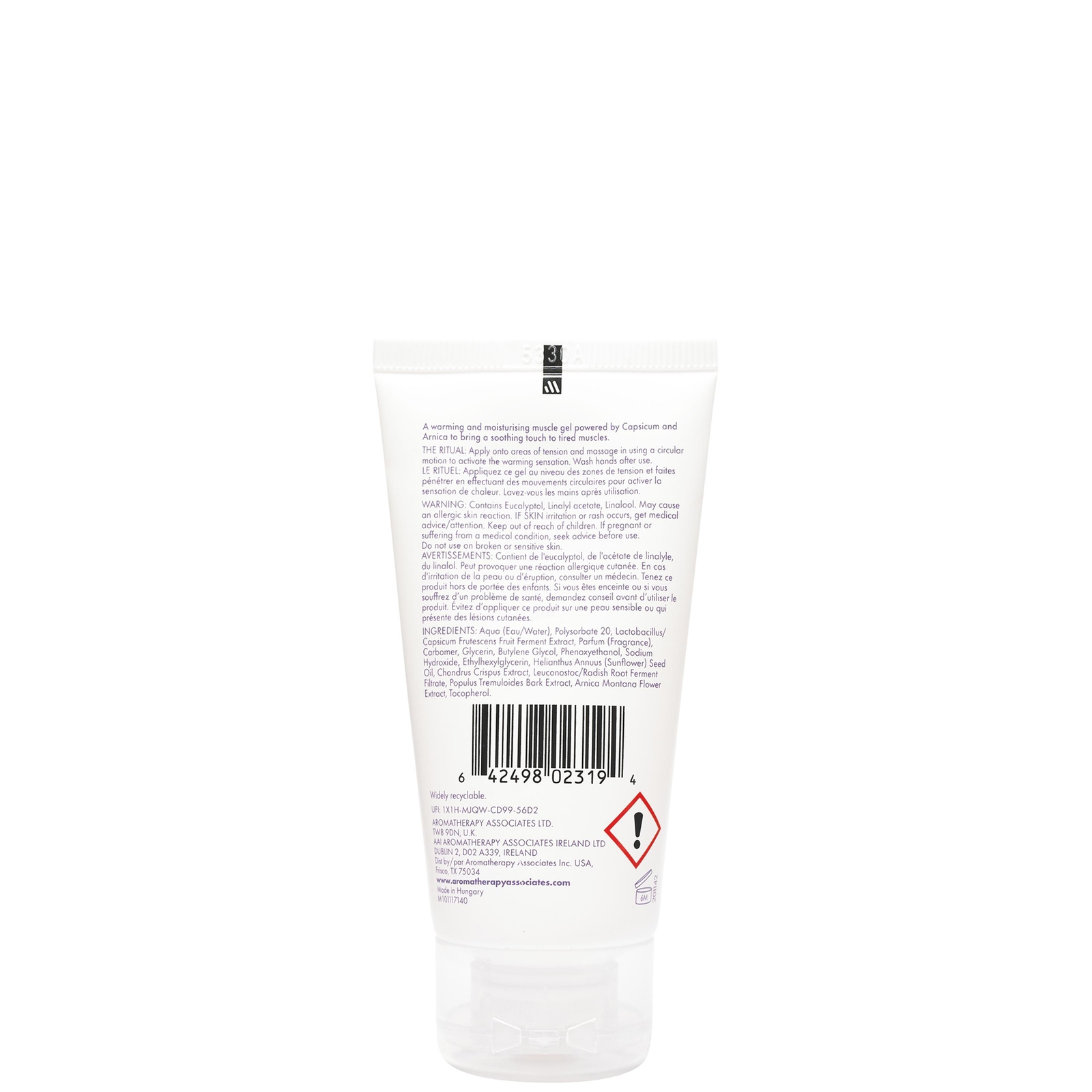 Thumbnail - Aromatherapy Associates Warming De-Stress Muscle Gel 150ml
