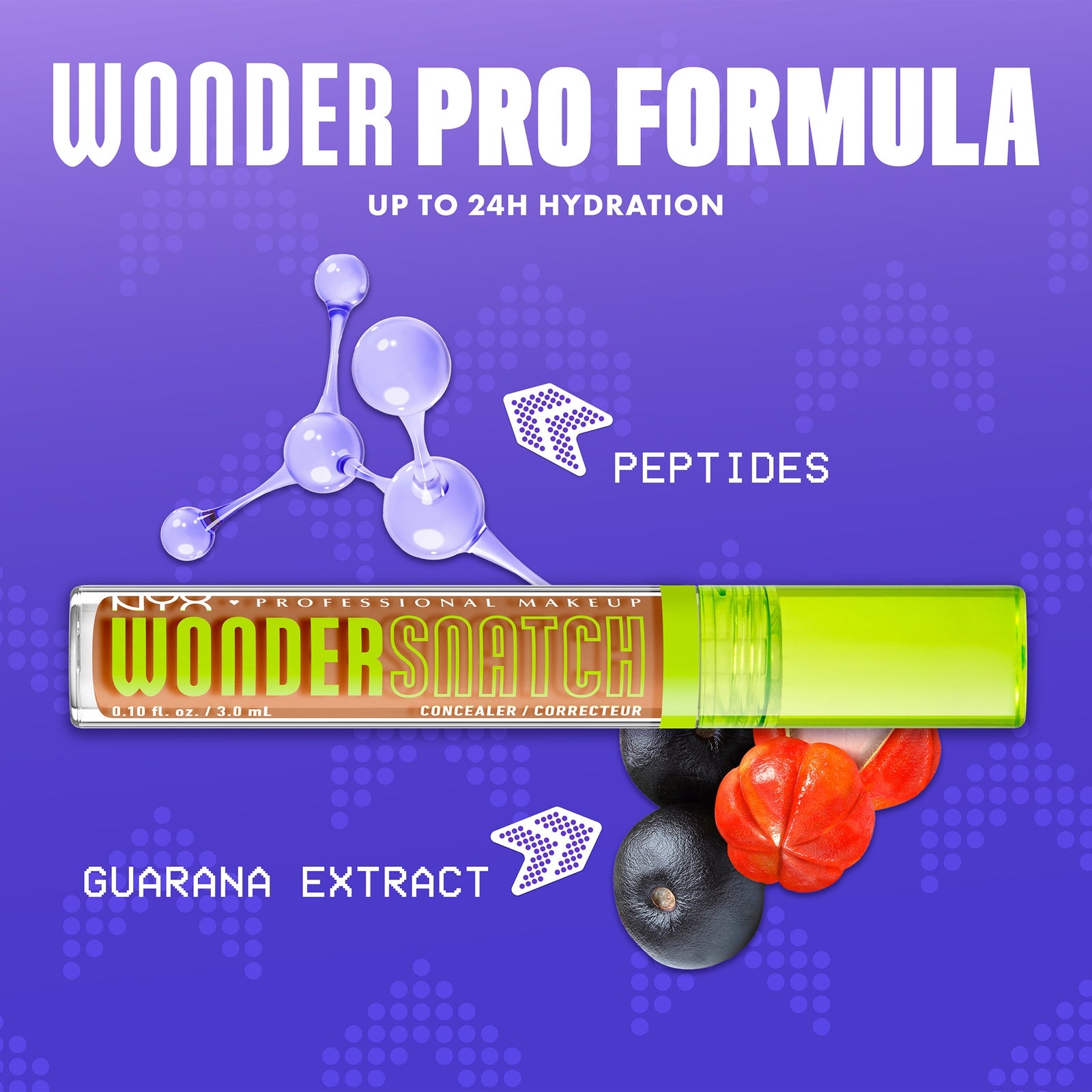 NYX Professional Makeup Wonder Snatch Concealer, Liquid Concealer, Up to 24h Hydration, Waterproof Wear (Various Shades) - Golden 4
