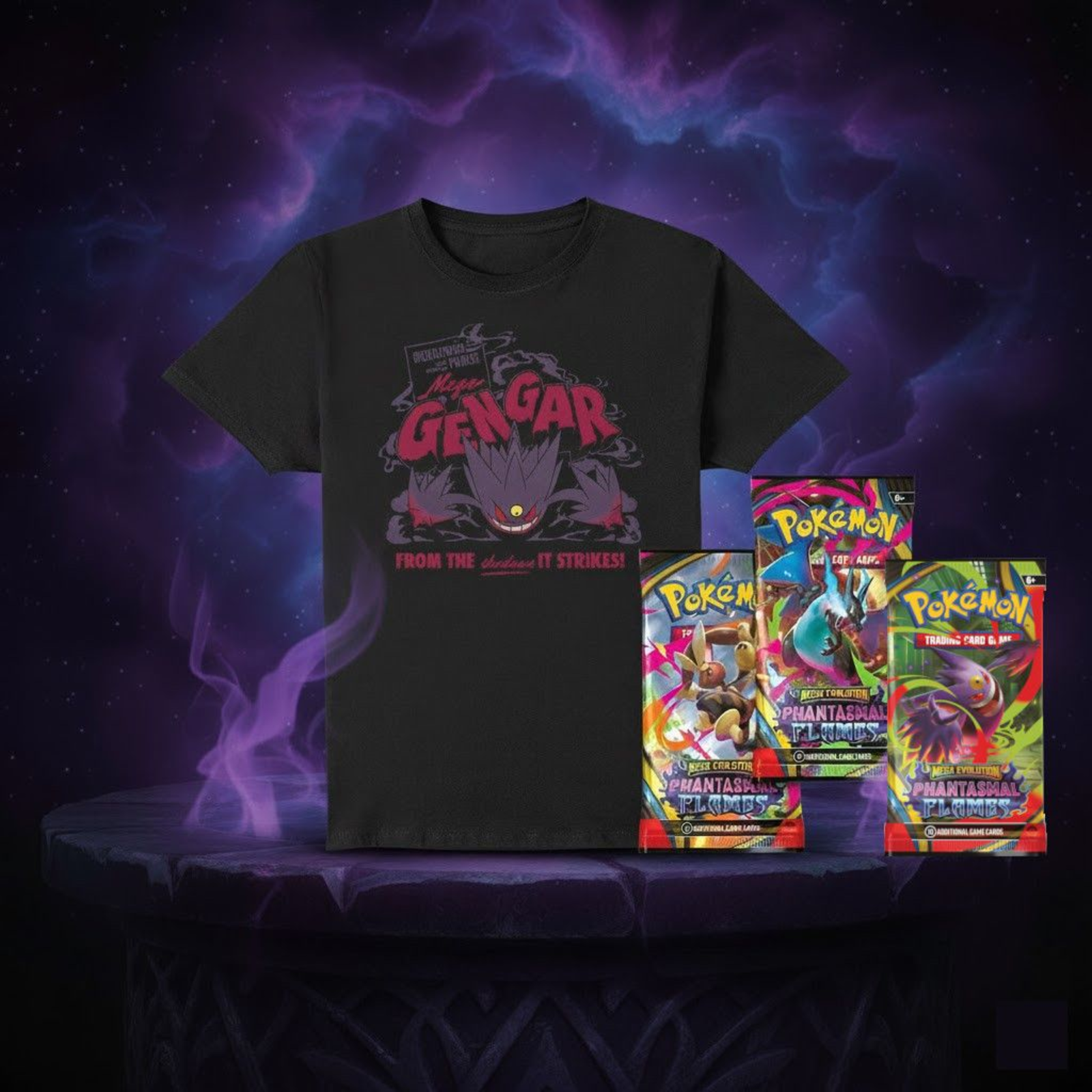 Pokémon Mega Gengar Premium T - shirt Bundle