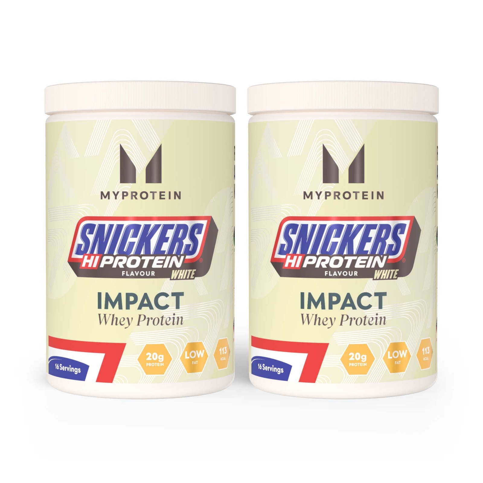 Myprotein UK MyProtein Impact Whey Protein — Snickers® Twin Pack - Snickers White - Snickers White - 500g