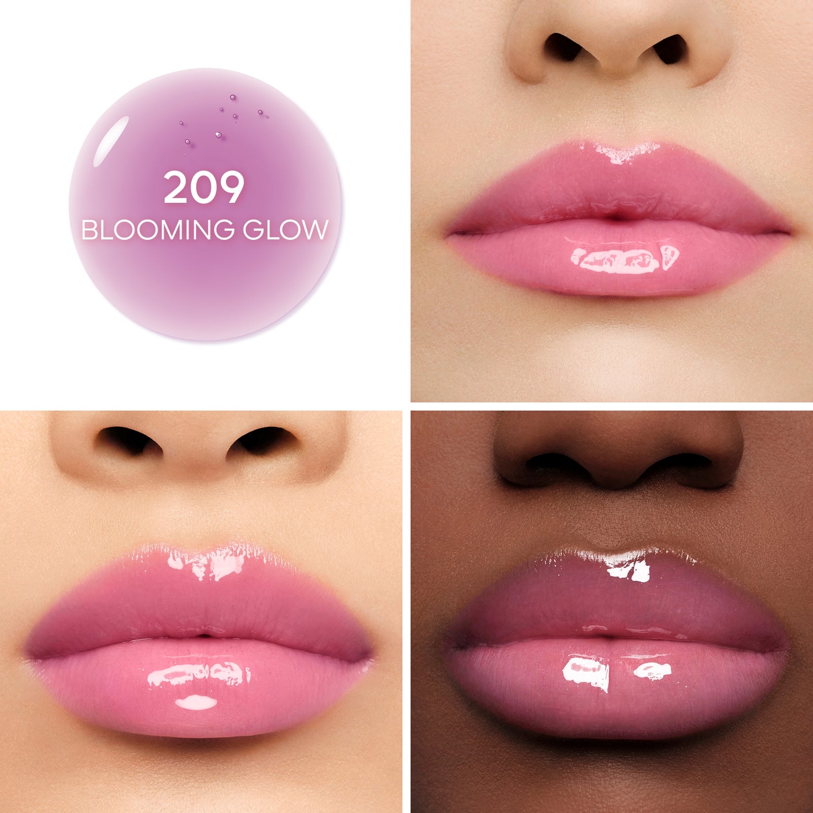 GUERLAIN KissKiss Bee Glow 92% Natural-Origin Honey Tint Lip Oil 41g (Various Shades) - Blooming Glow 2