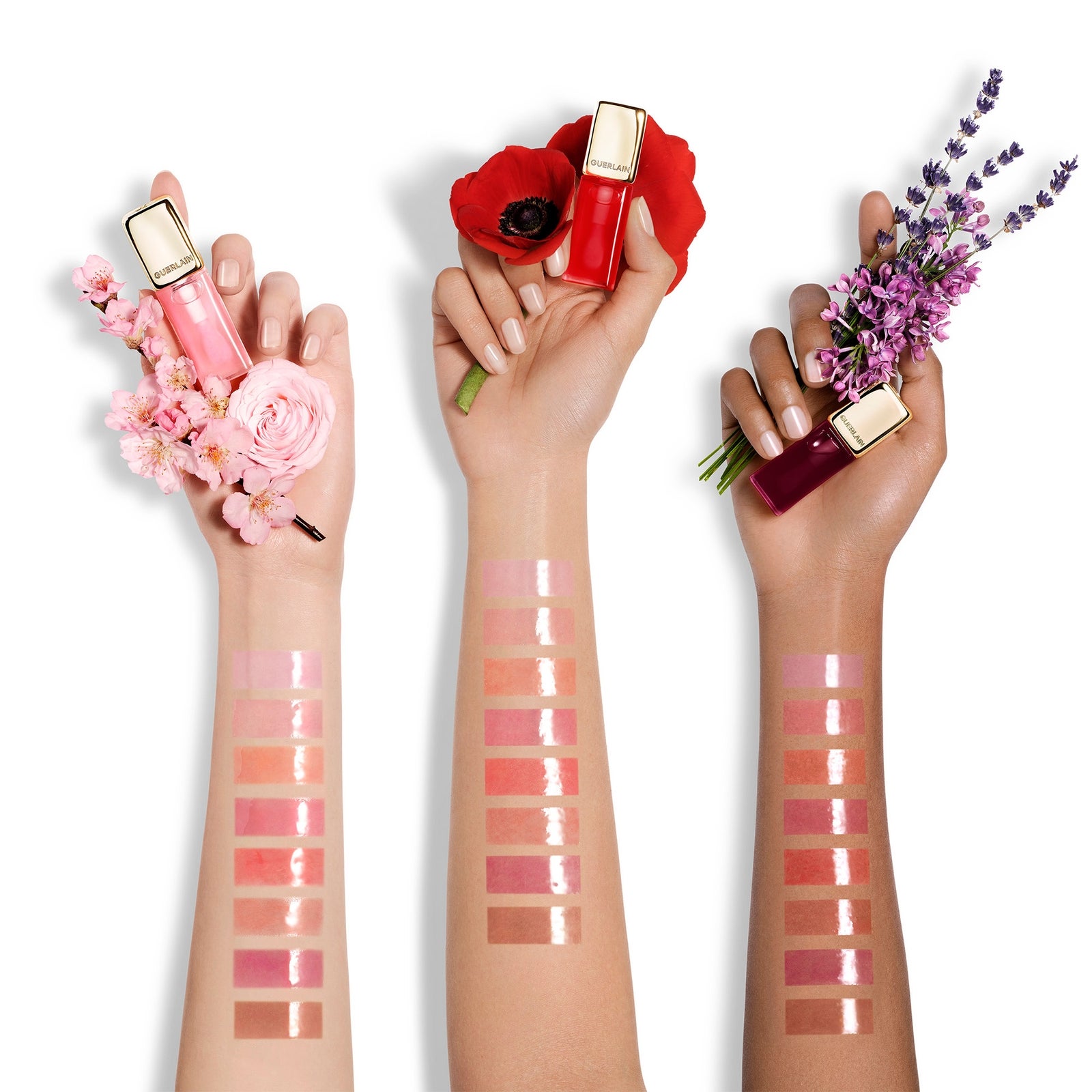 GUERLAIN KissKiss Bee Glow 92% Natural-Origin Honey Tint Lip Oil 41g (Various Shades) - Blooming Glow 4