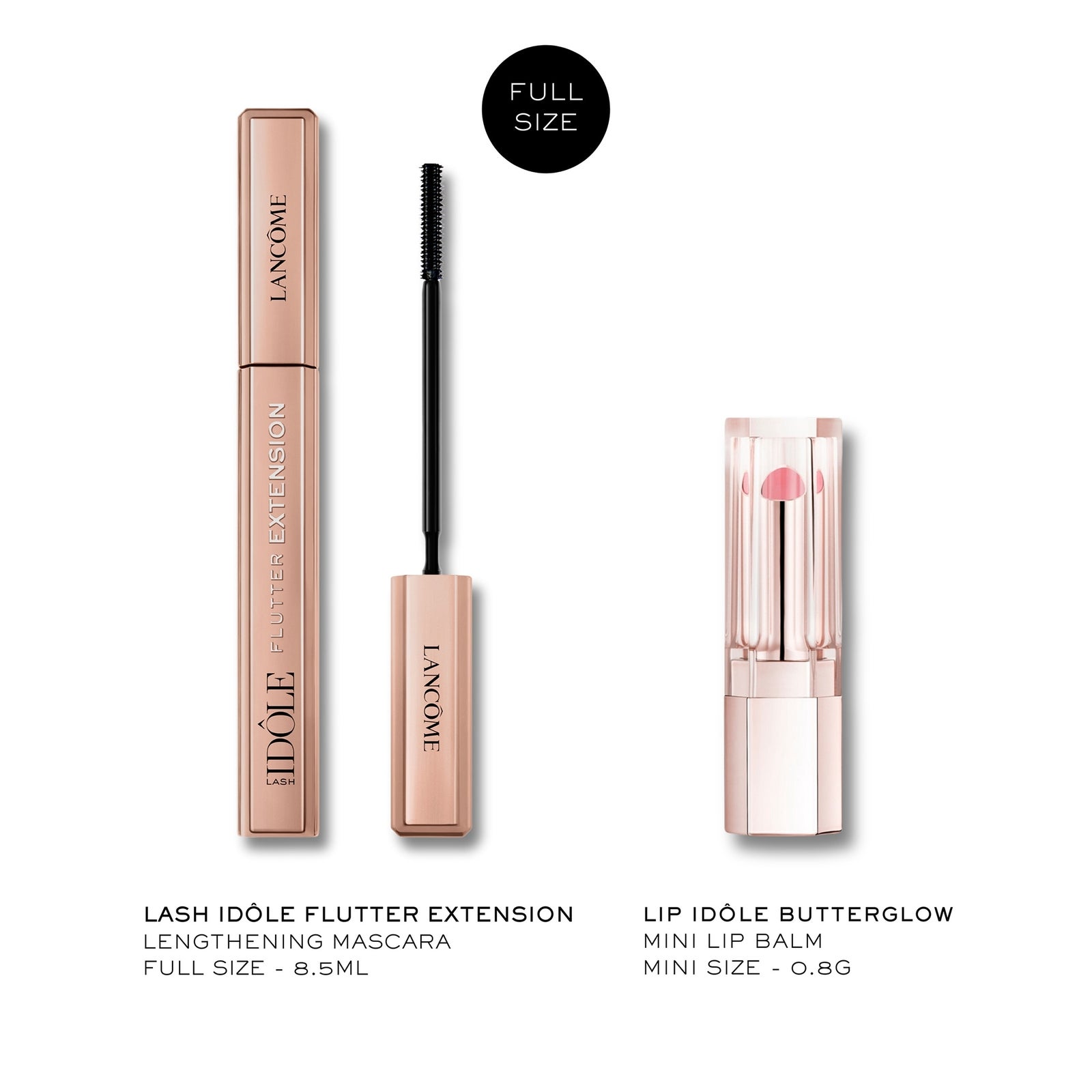 Lancôme Lash Idole Flutter Extension Mascara and Mini Lip Idole Butter Set (Worth £45) 2