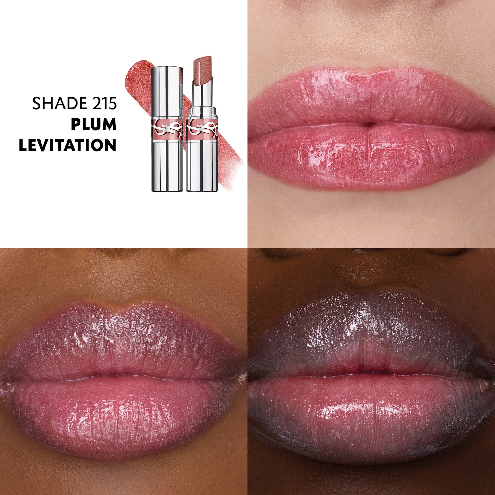Yves Saint Laurent Loveshine Lipstick 3.2ml (Various Shades) - 215 Plum Levitation 3