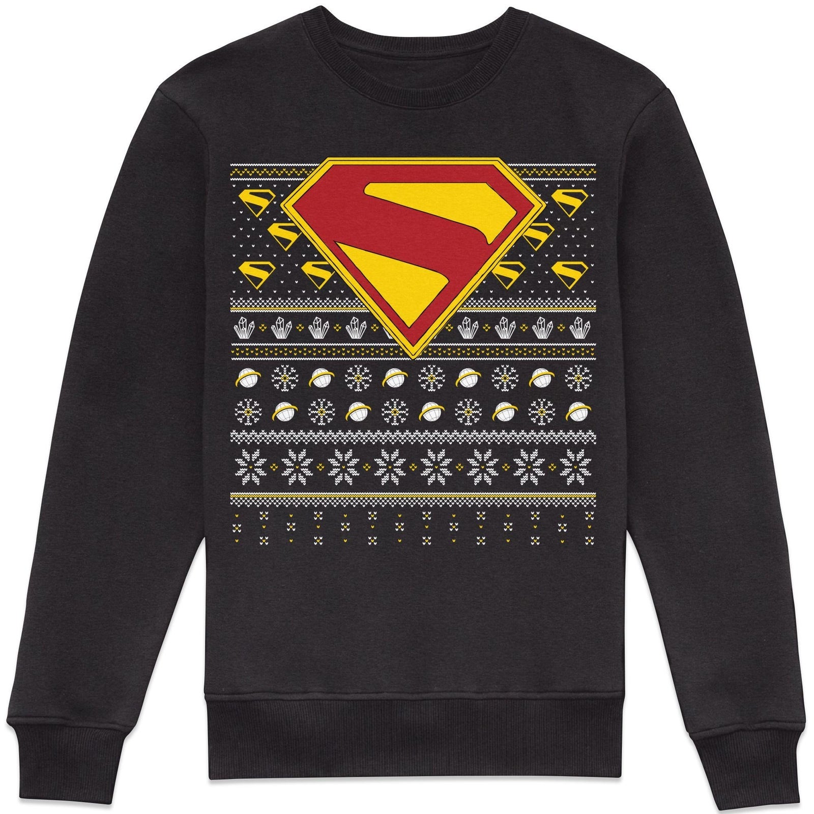 Superman Emblem Christmas Sweat - Noir