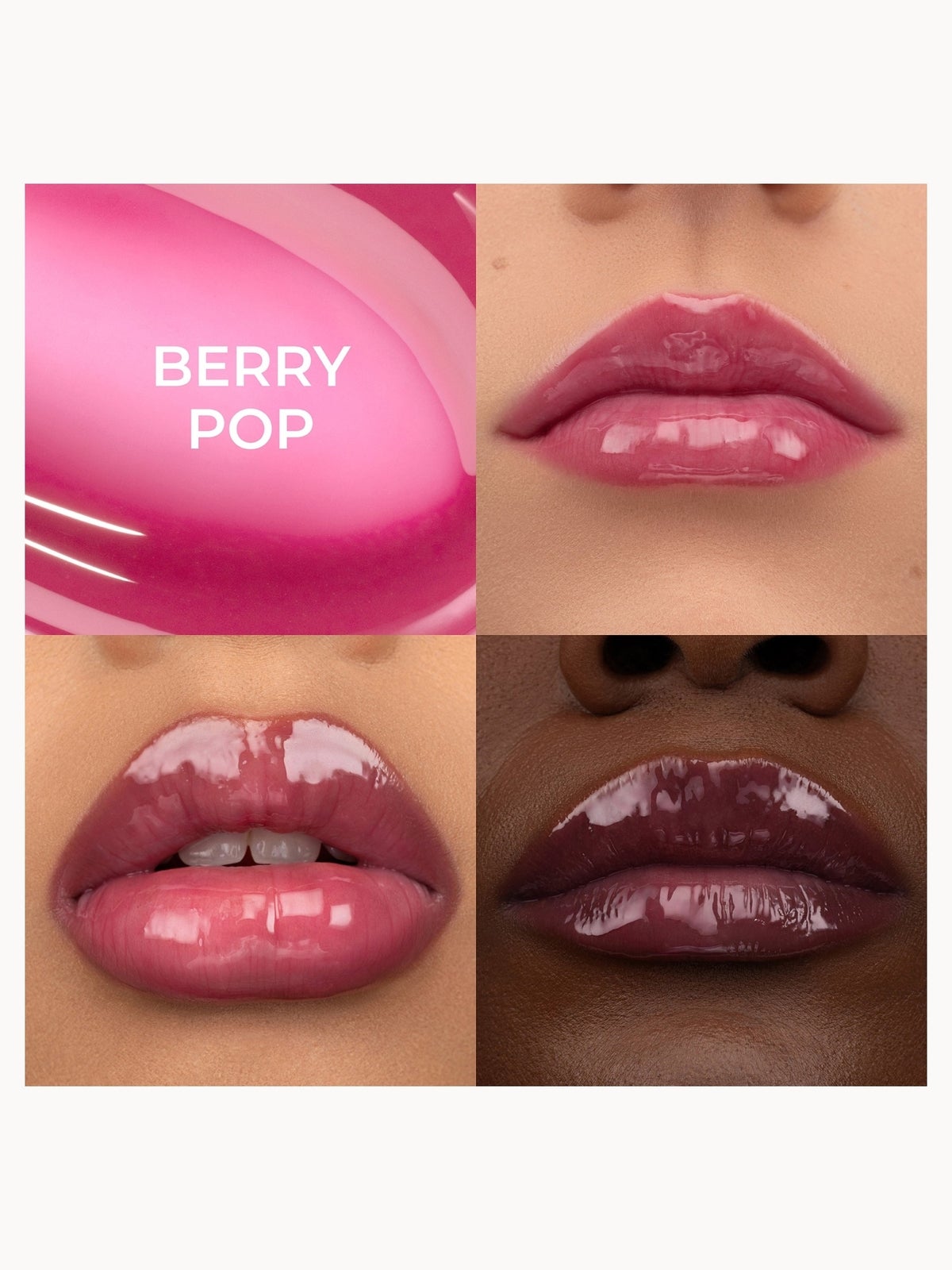 Natasha Denona Hy-Gloss 8g (Various Shades) - Berry Pop 2