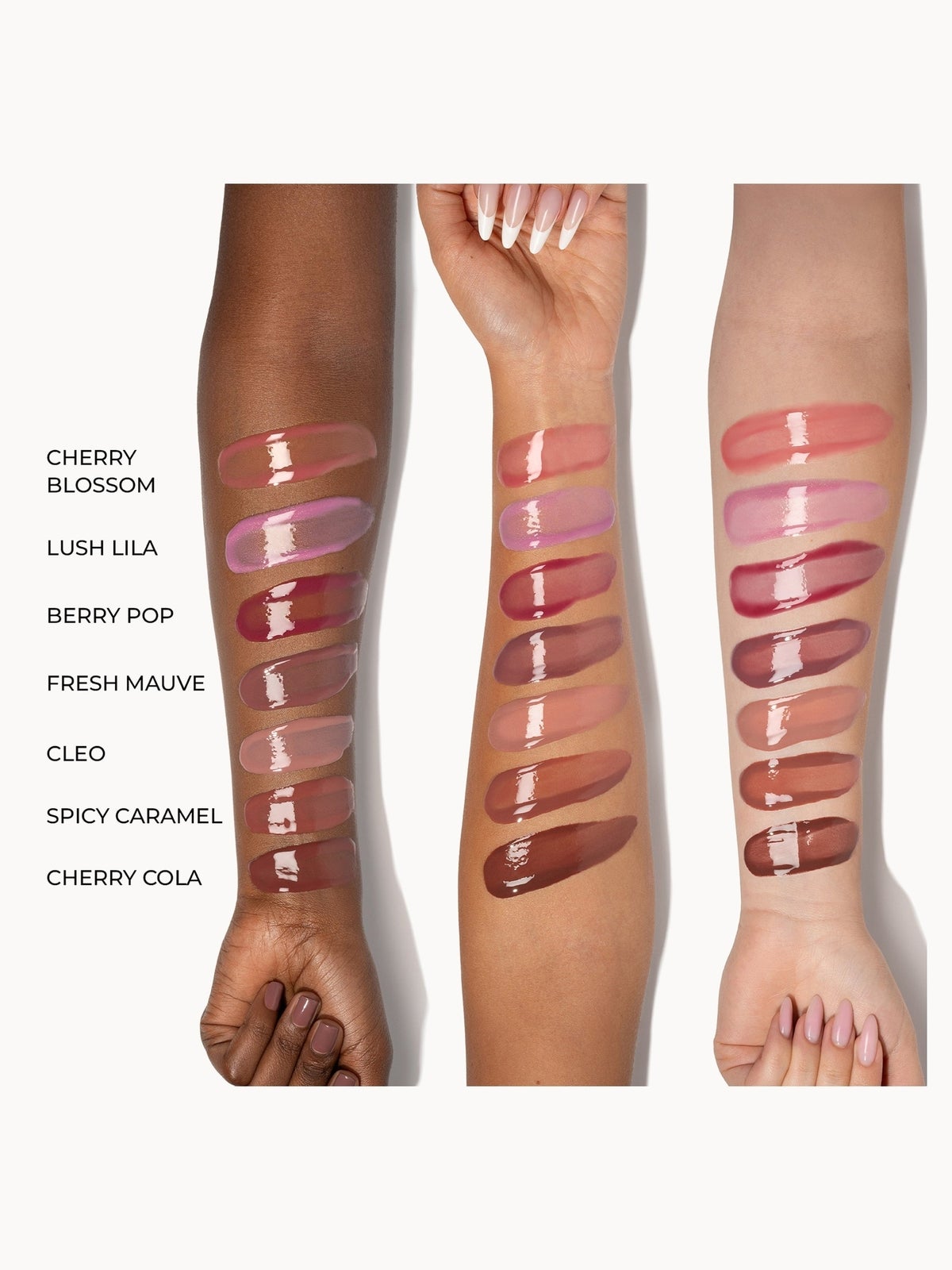 Natasha Denona Hy-Gloss 8g (Various Shades) - Cherry Cola 4