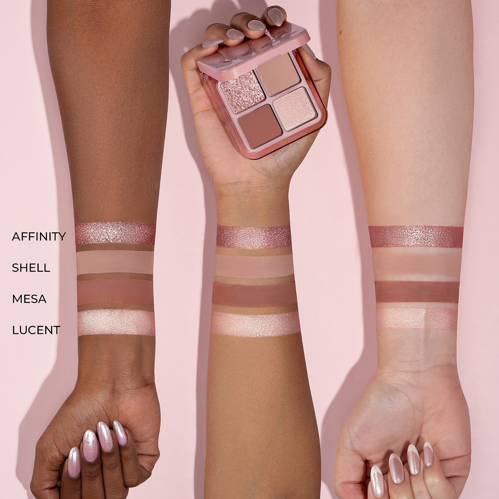 Natasha Denona Luxe Glam Compact (Various Shades) - Rosy 3