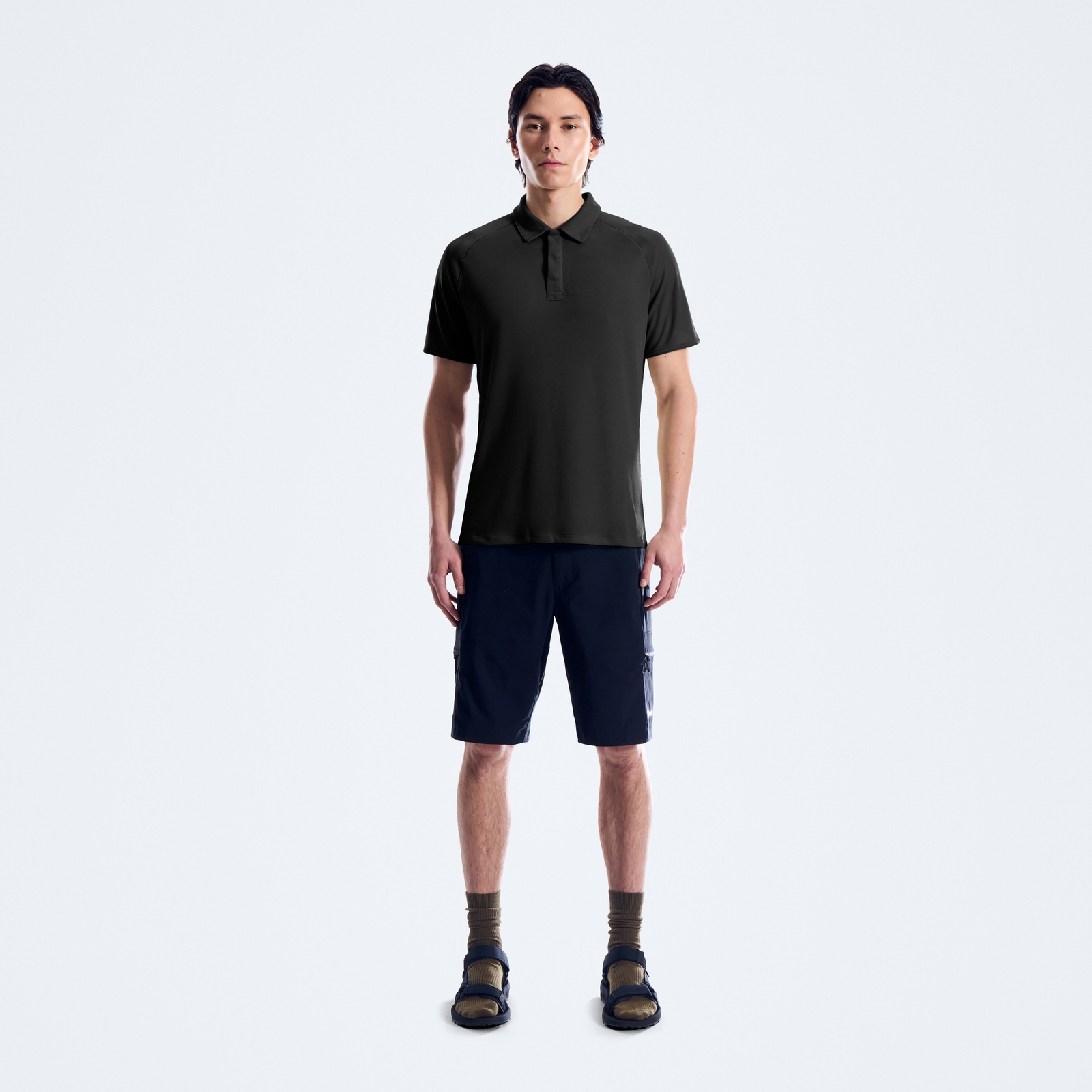 Image of Men's Ivyhill Tech Polo - Black