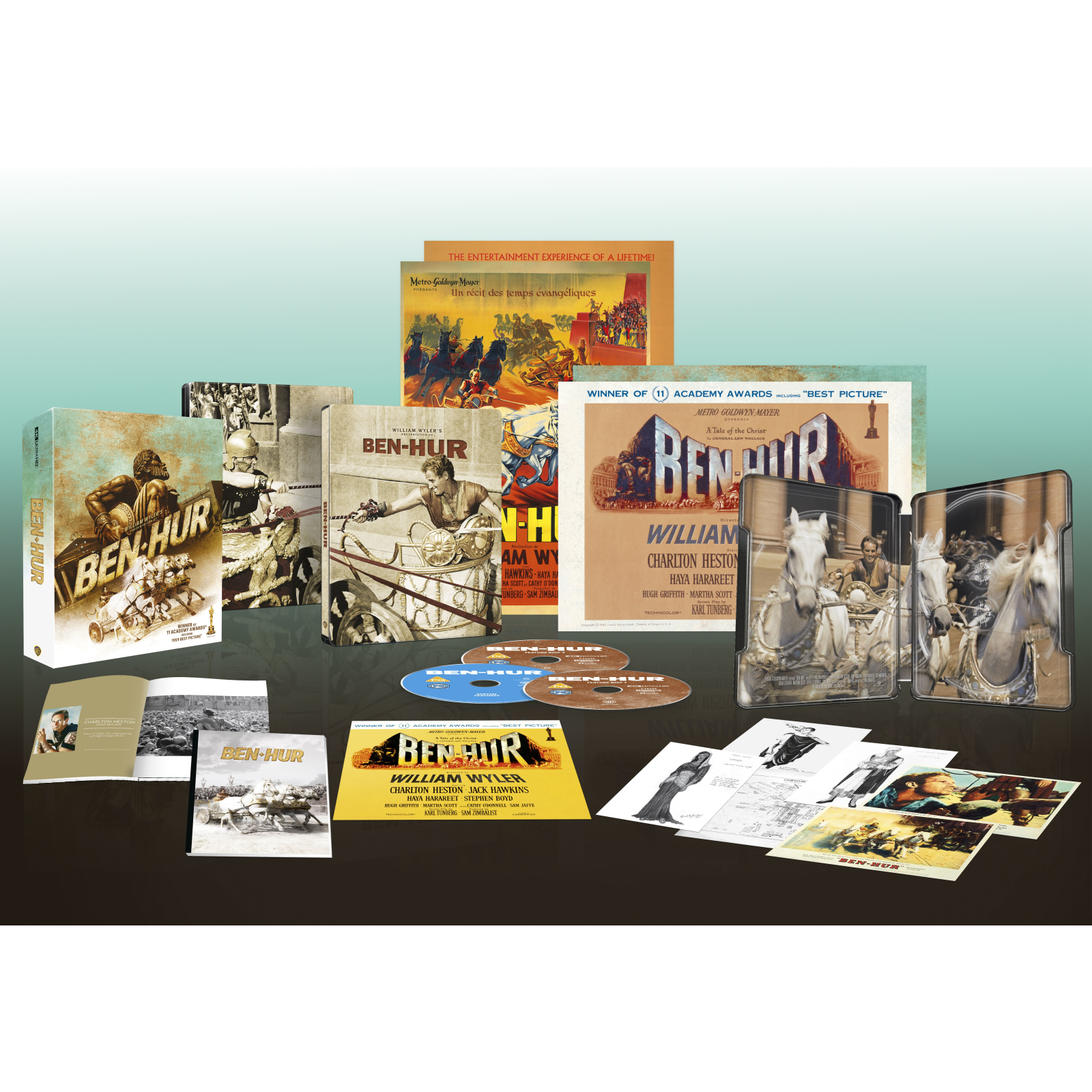 Ben-Hur 4K Ultra Hd Collector's Edition With SteelBook