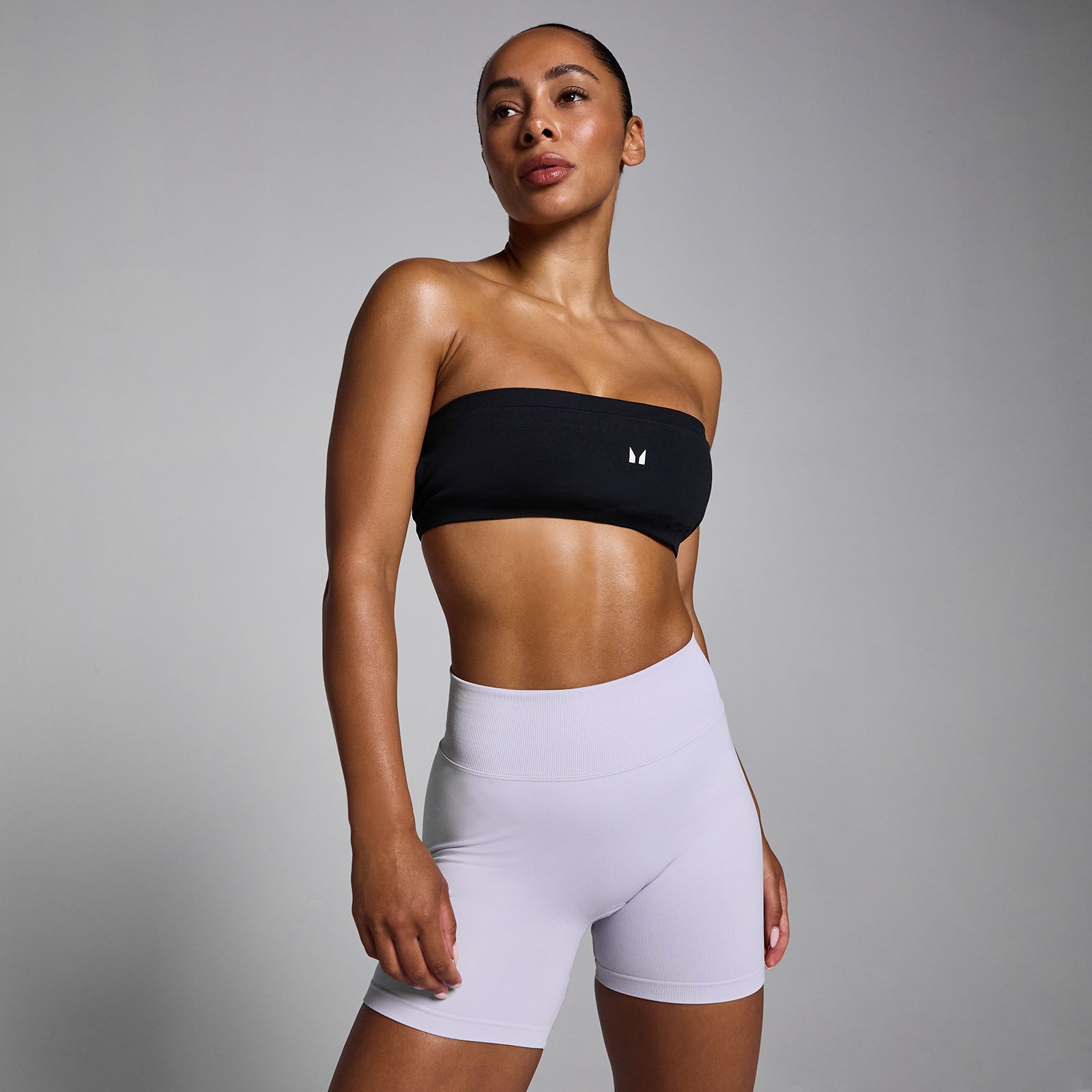 Sutien Sport Bandeau Lift pentru Femei MP - Negru - XS