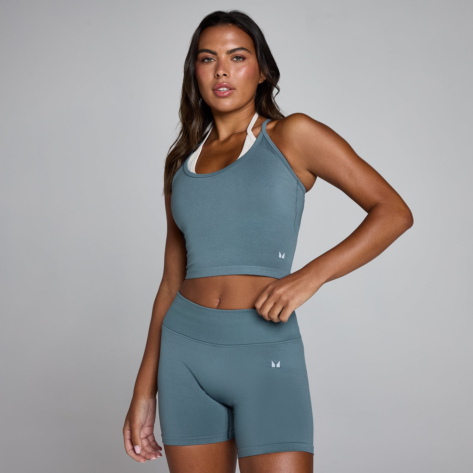 MyProtein - Women - Seamless Layered Vest - Midnight Slate - Medium