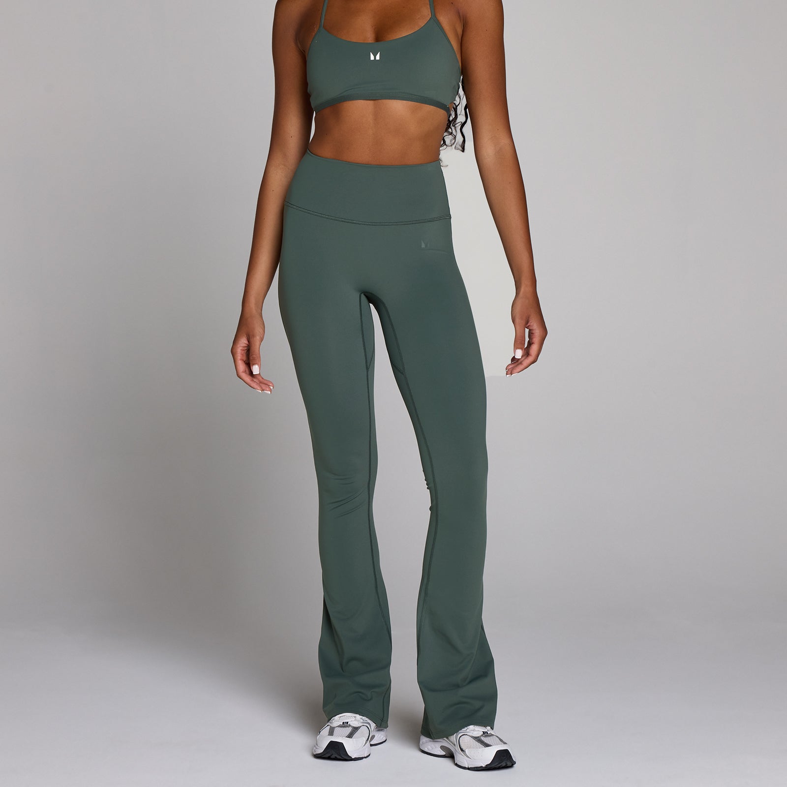 MP Women's Tempo Flared Leggings - Cloudy Green - XL