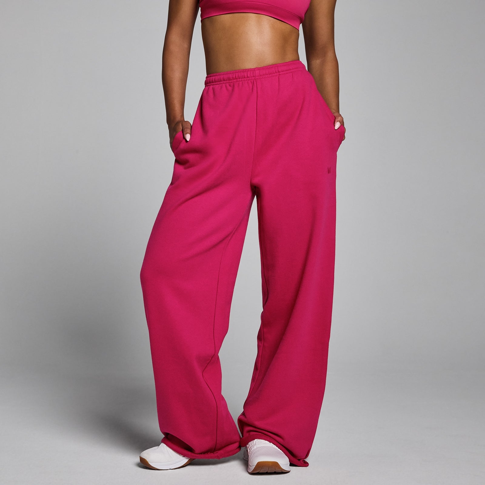 Pantaloni Sport Casual Picior Drept MP Lifestyle Femei - Bold Berry - S