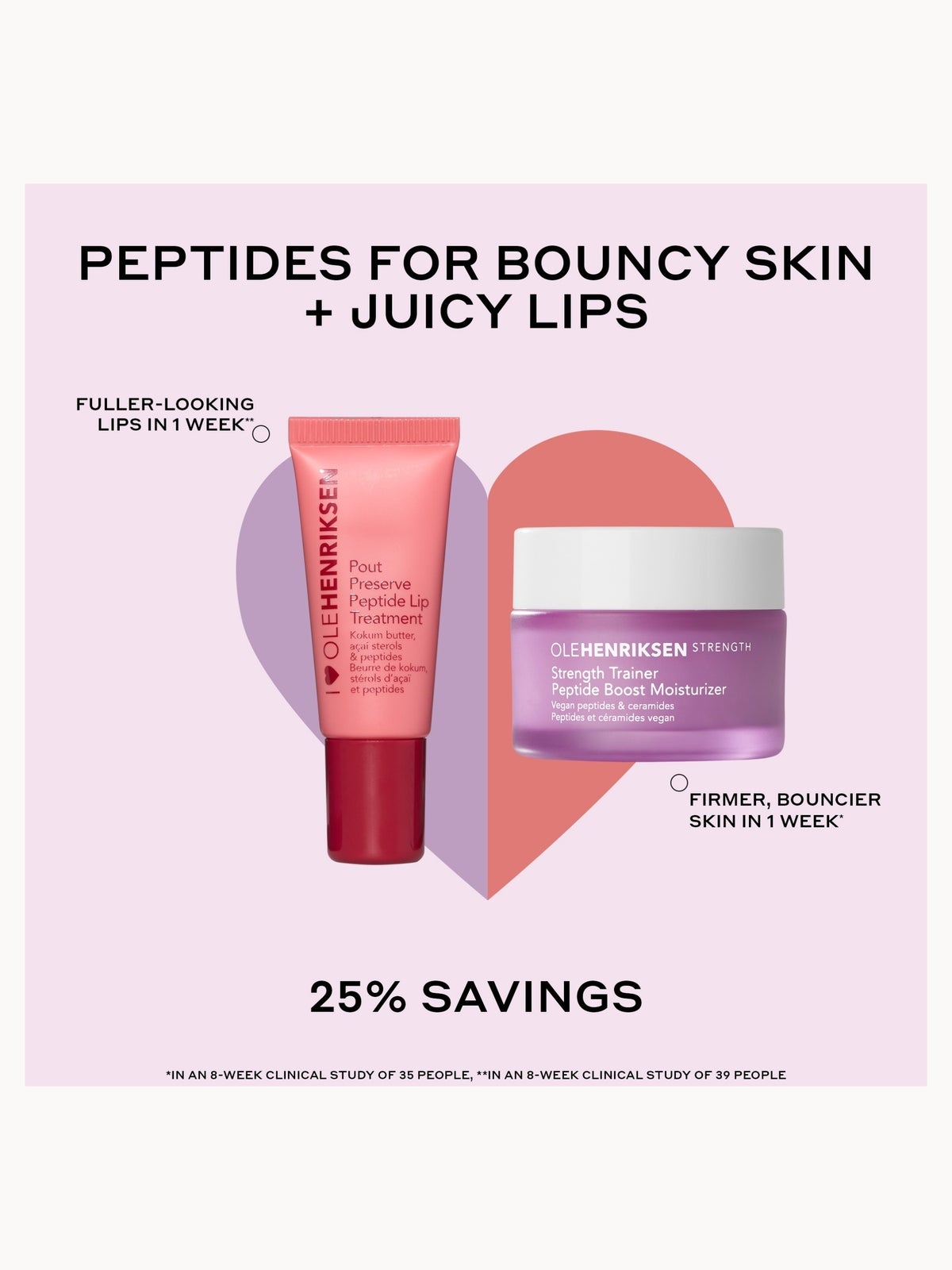 Ole Henriksen Plumping Peptide Pair Mini Skincare Duo 2