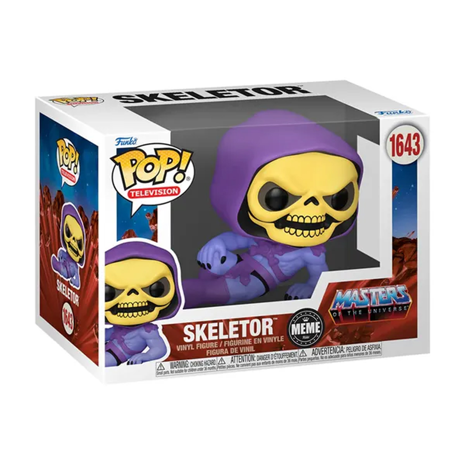 Image of He Man and the Masters of the Universe Funko POP! Skeletor Meme Season 1 Vinyl Figure