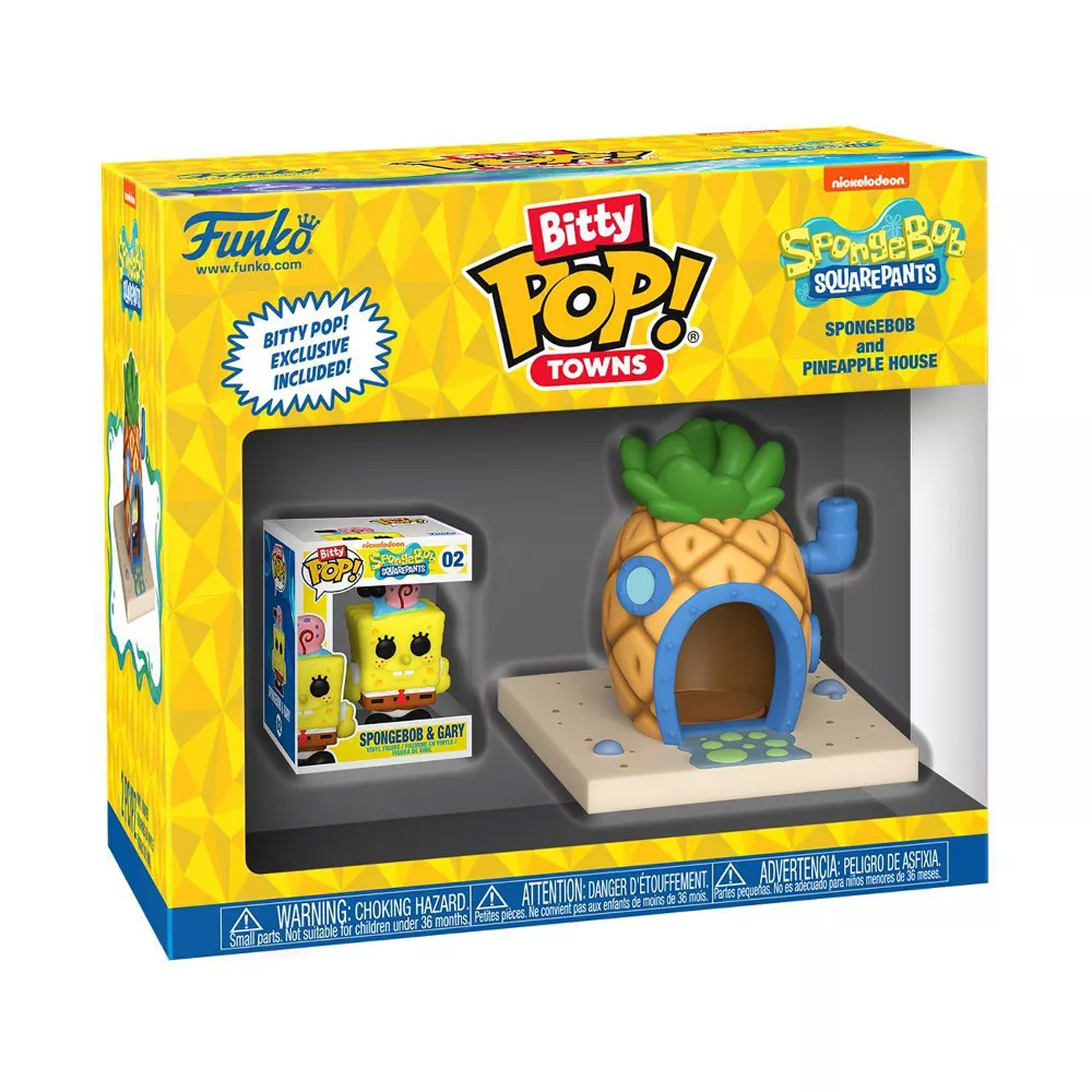 Image of SpongeBob SquarePants Funko POP! SpongeBob SquarePants Bitty POP Town at Home Vinyl Figure