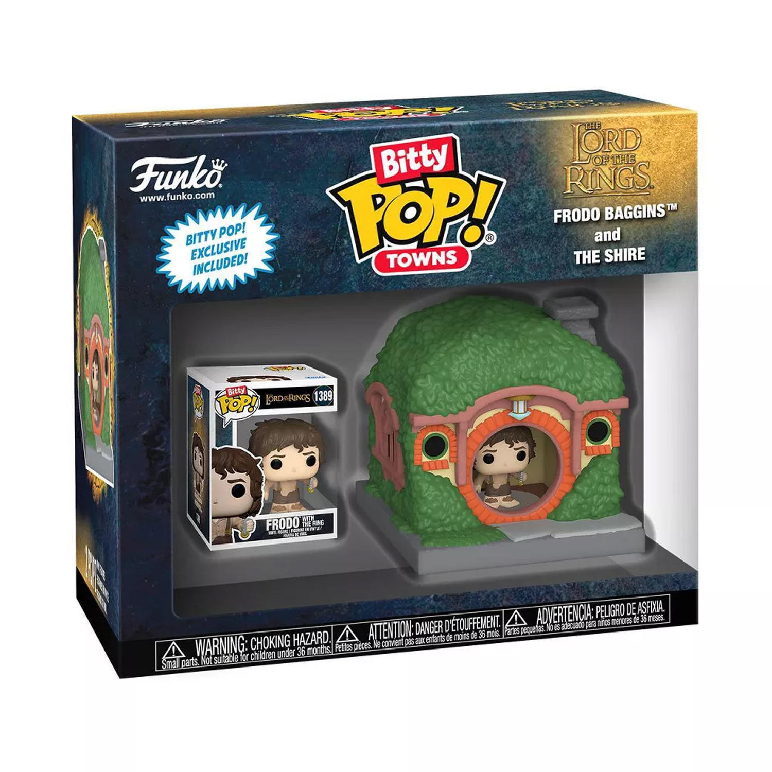 Image of The Lord of the Rings Funko POP! Frodo Baggins Bitty POP Town at the Shire Vinyl Figure