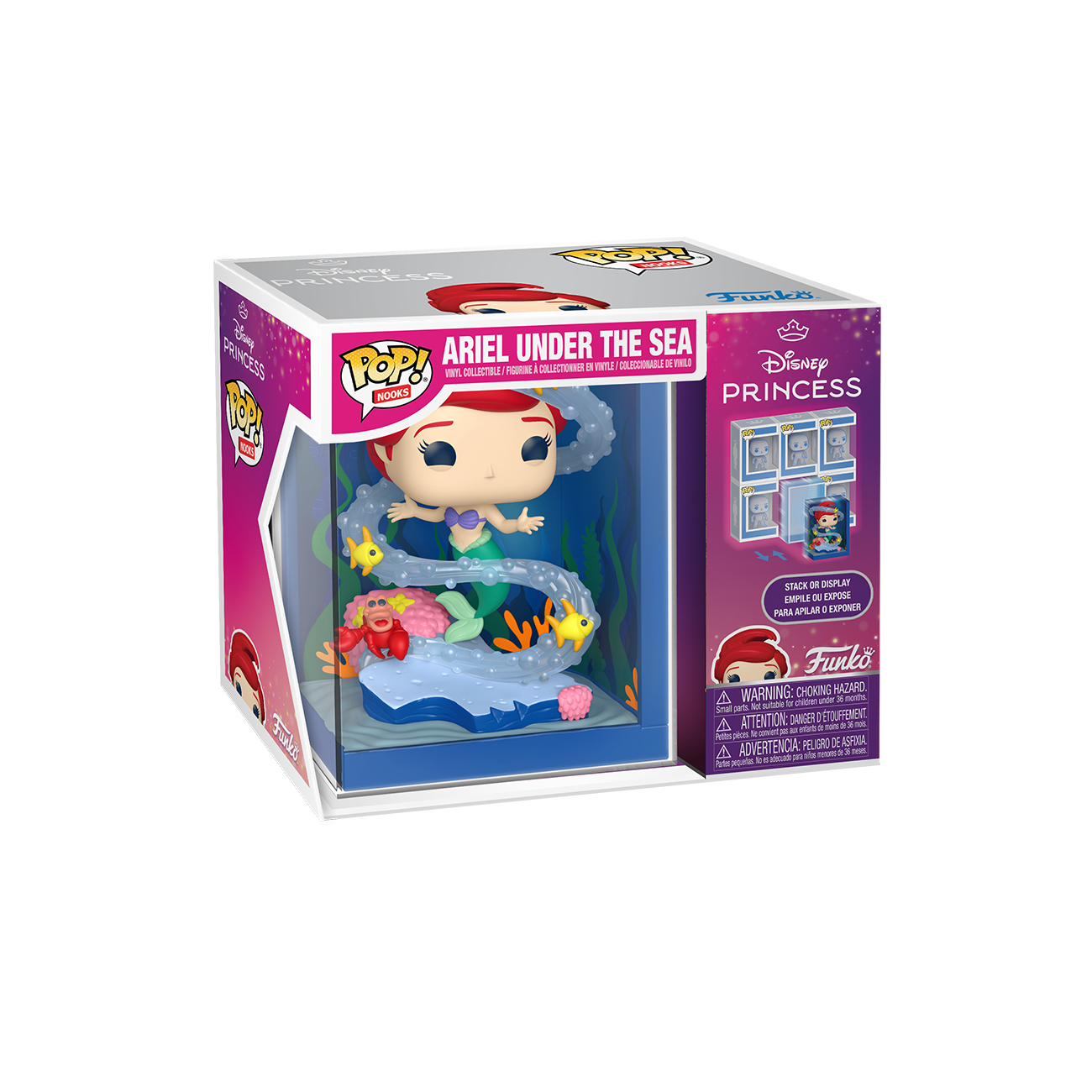 Image of The Little Mermaid Funko POP! Ariel Under the Sea Nooks Vinyl Figure