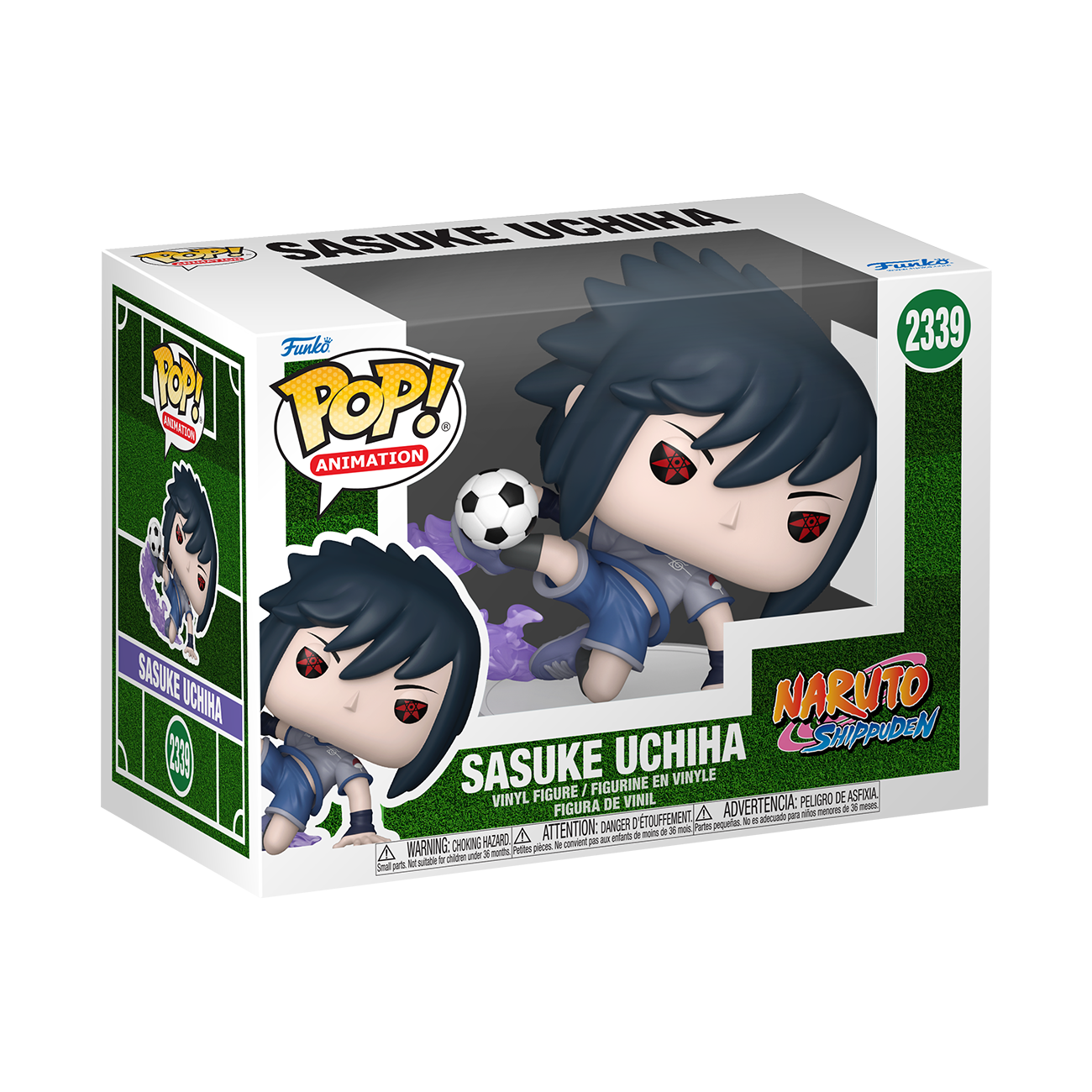 Image of POP! Animation: Naruto Sasuke Uchiha Soccer Funko POP Vinyl