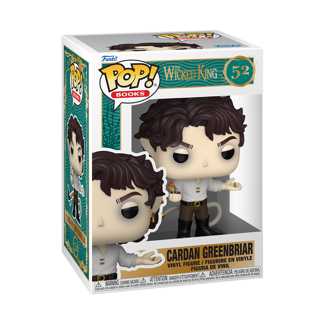Image of The Folk of the Air Funko POP! Cardan Greenbriar Season 2 The Wicked King Vinyl Figure