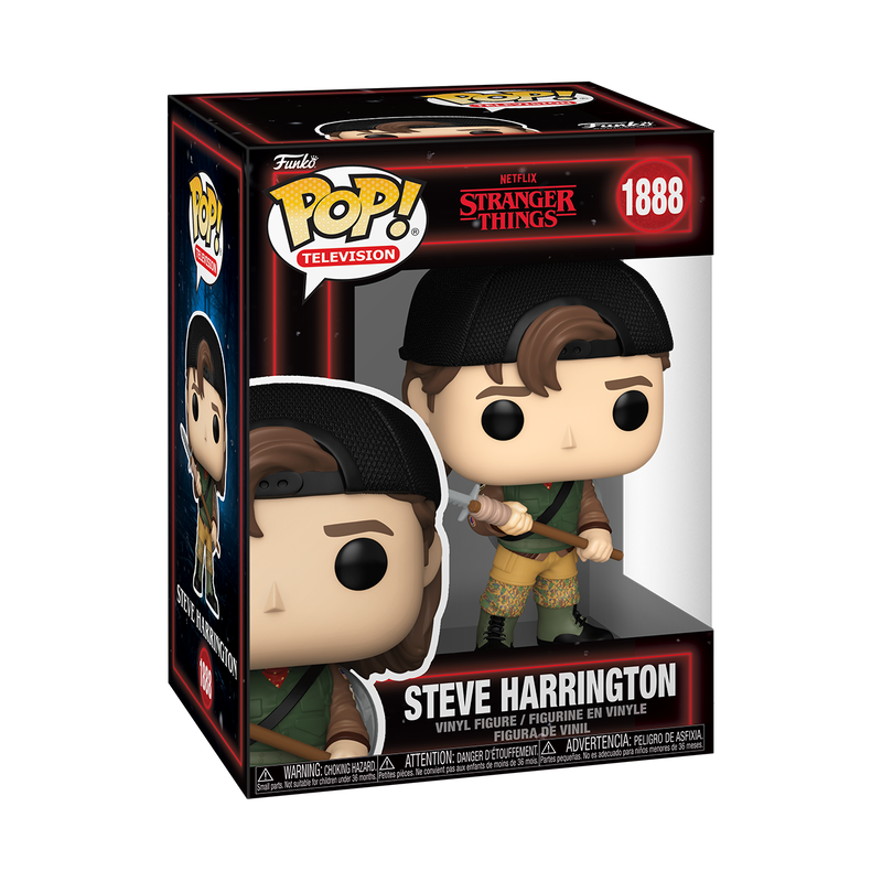 Image of Pop! Stranger Things Steve Harrington with Spear Funko POP Vinyl