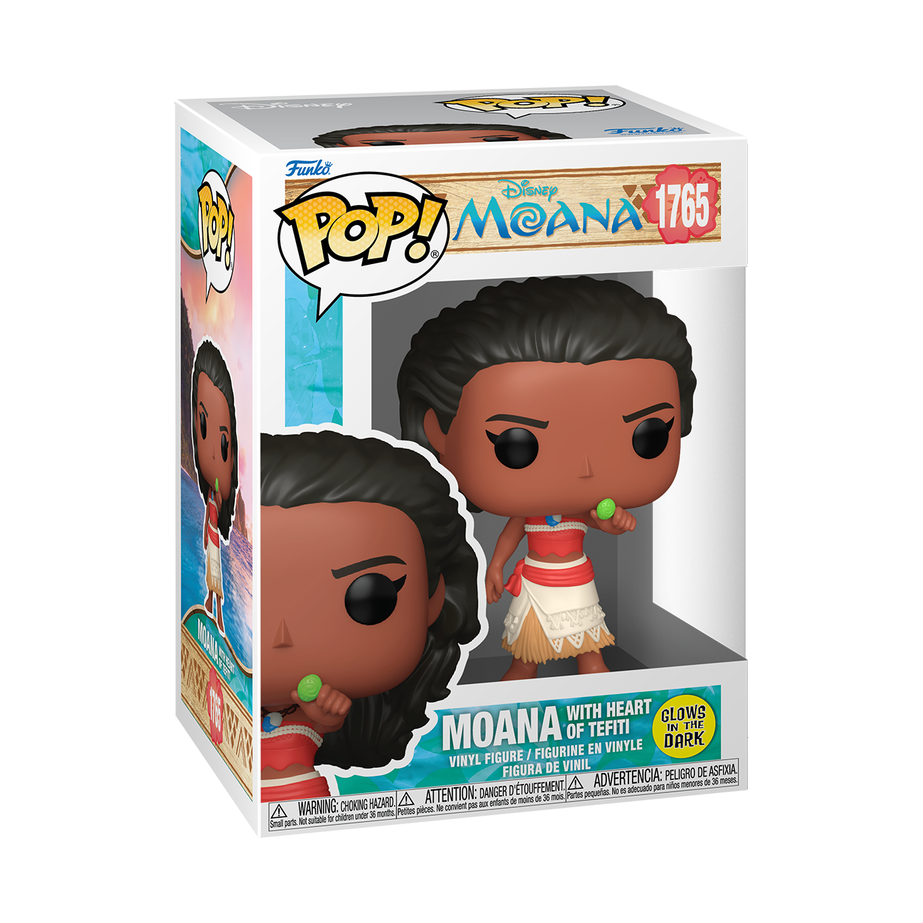 Image of Pop! Moana with Heart of Te Fiti (Glow) Funko POP Vinyl
