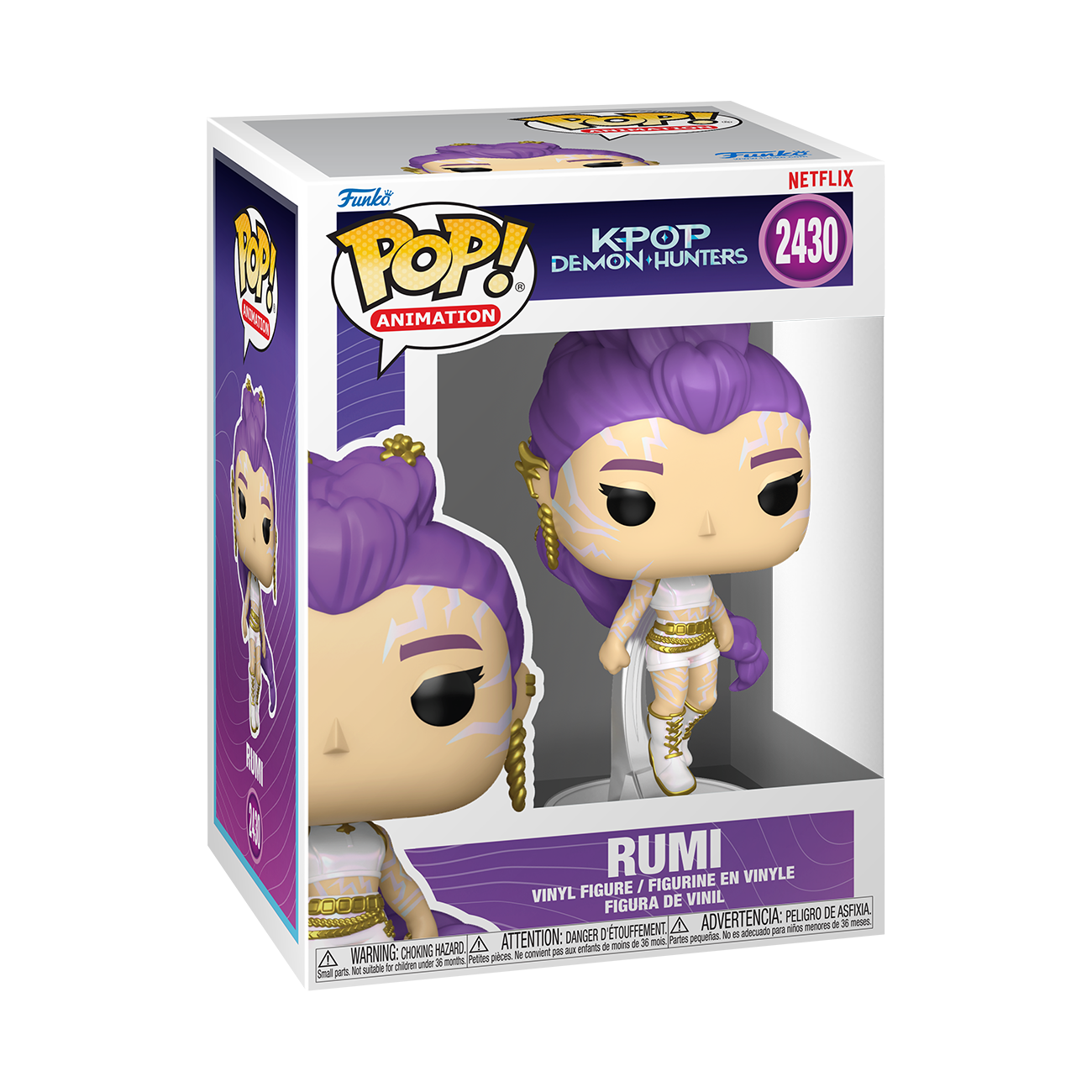 Image of KPop Demon Hunters Funko POP! Rumi With Chance of Glow Chase Vinyl Figure