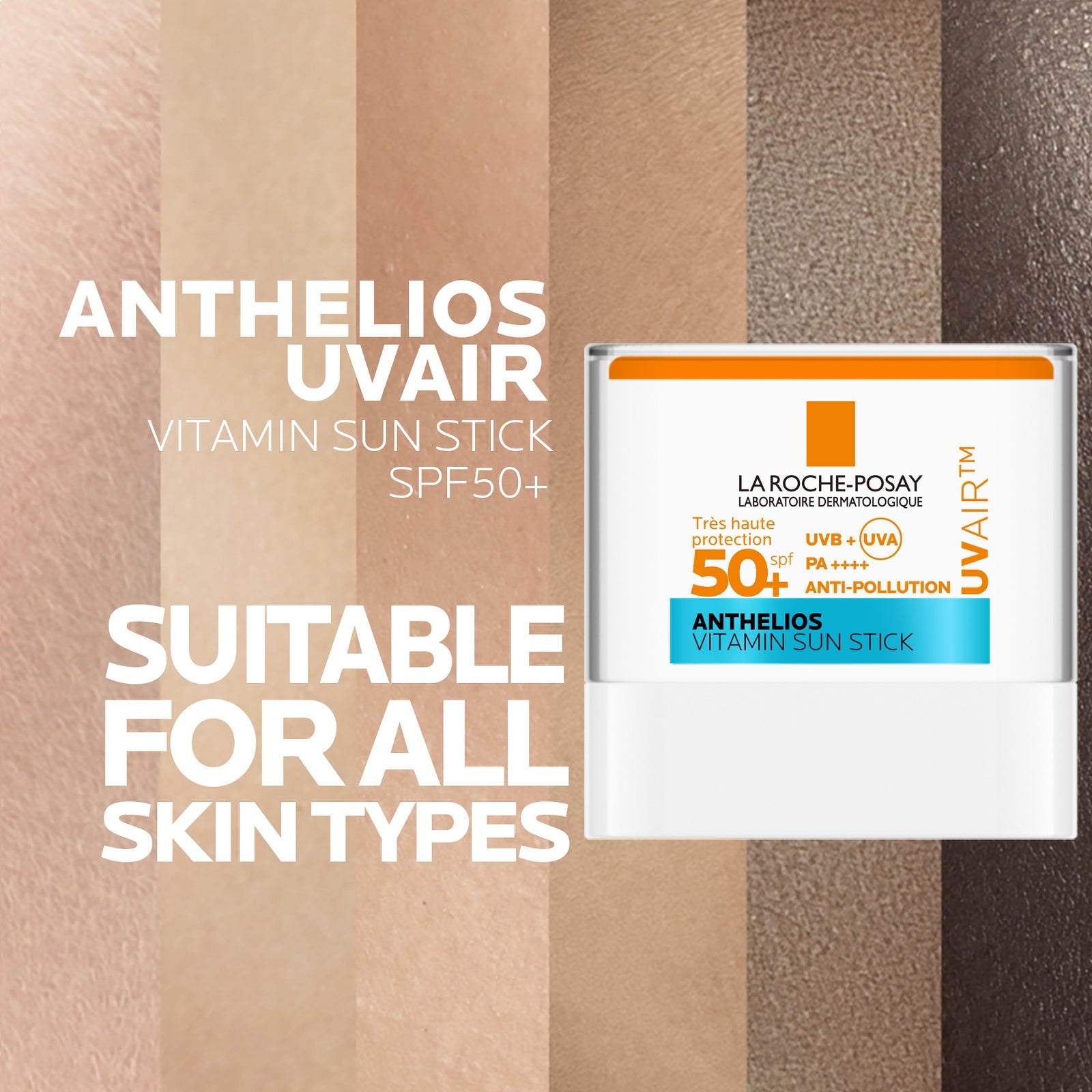 La Roche-Posay Anthelios UVAIR Vitamin Sun Stick SPF50+ with Vitamin E & Astaxathine 10ml 3
