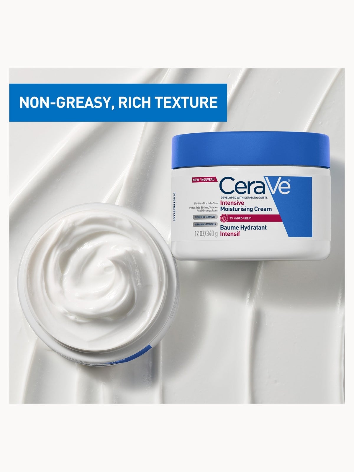 CeraVe Intensive Moisturising Cream 340g 4