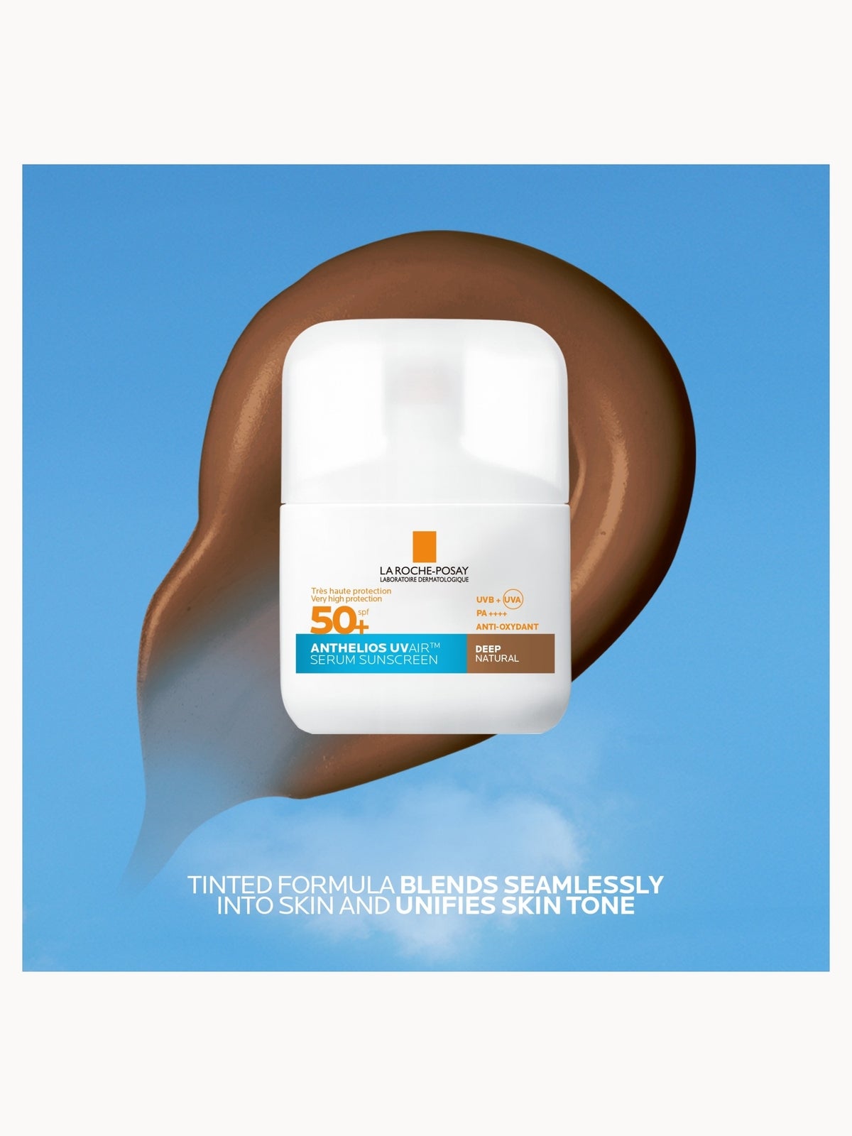 La Roche Posay Anthelios UVAIR Serum Sunscreen SPF50+ Deep with Hyaluronic Acid, Niacinamide & Vitamin E, For all skin types, 50ml 3