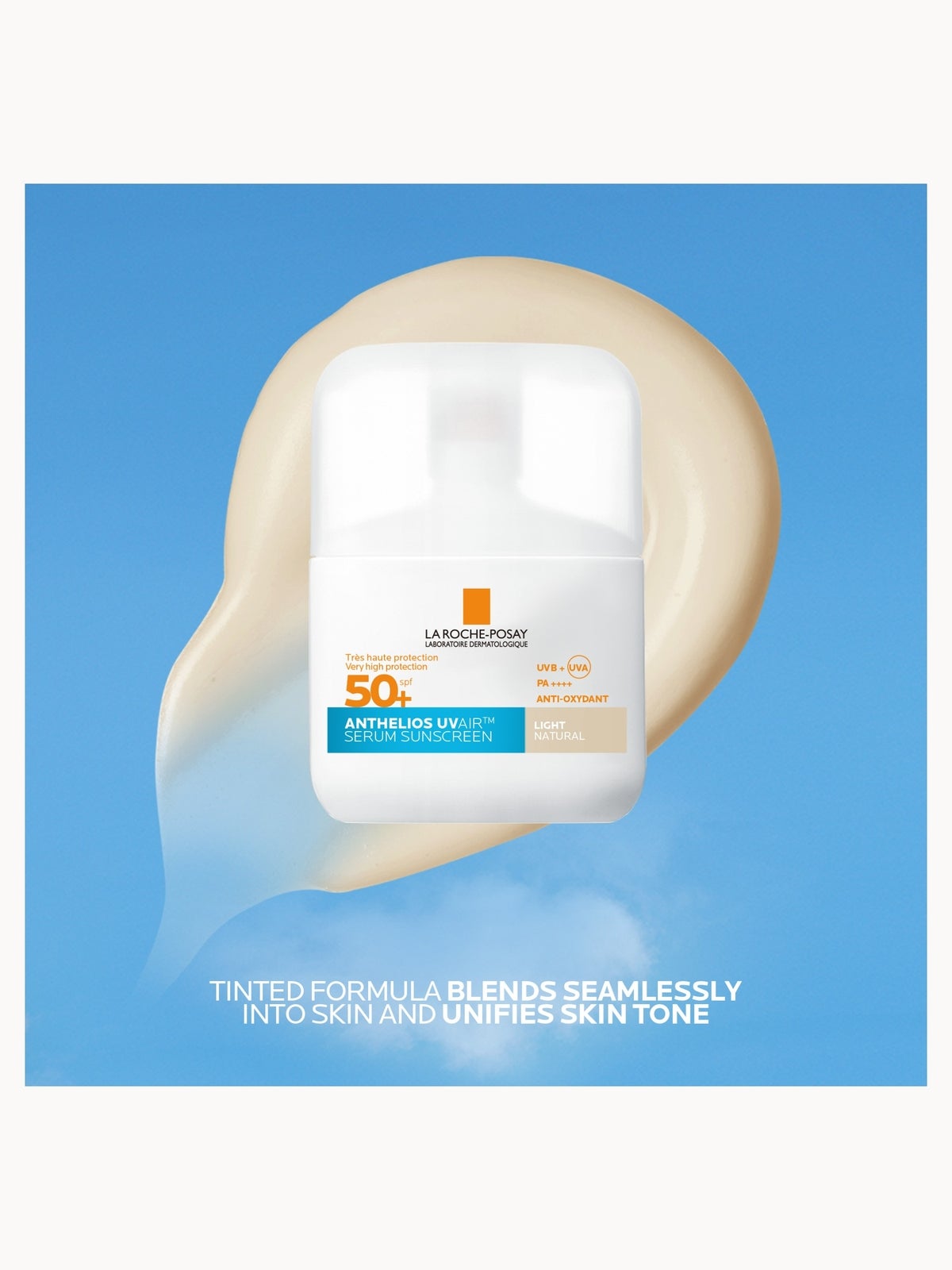 La Roche Posay Anthelios UVAIR Serum Sunscreen SPF50+ Light with Hyaluronic Acid, Niacinamide & Vitamin E, For all skin types, 50ml 3