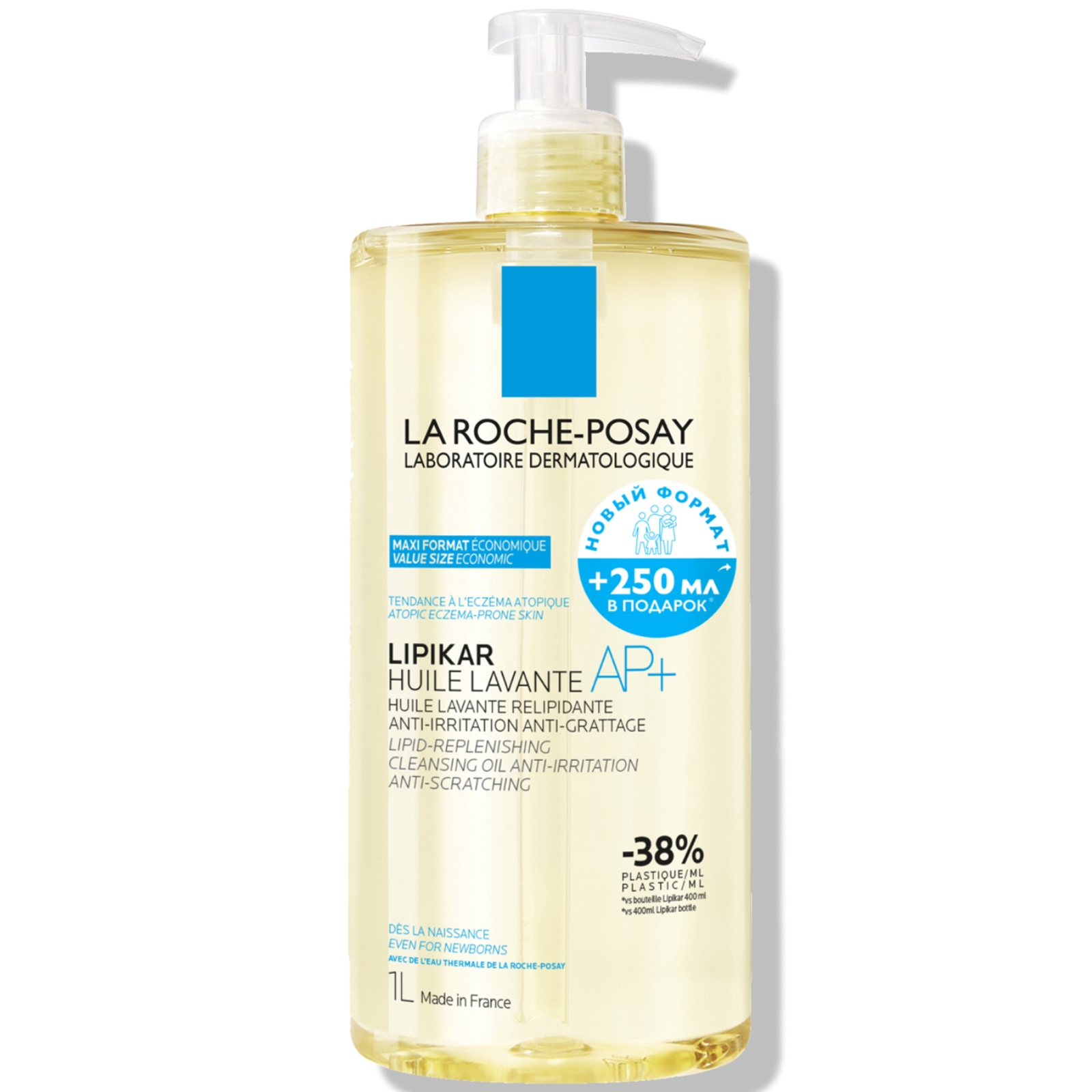 

La Roche-Posay Lipikar Cleansing Oil AP+ for Dry, Itchy Skin 1L