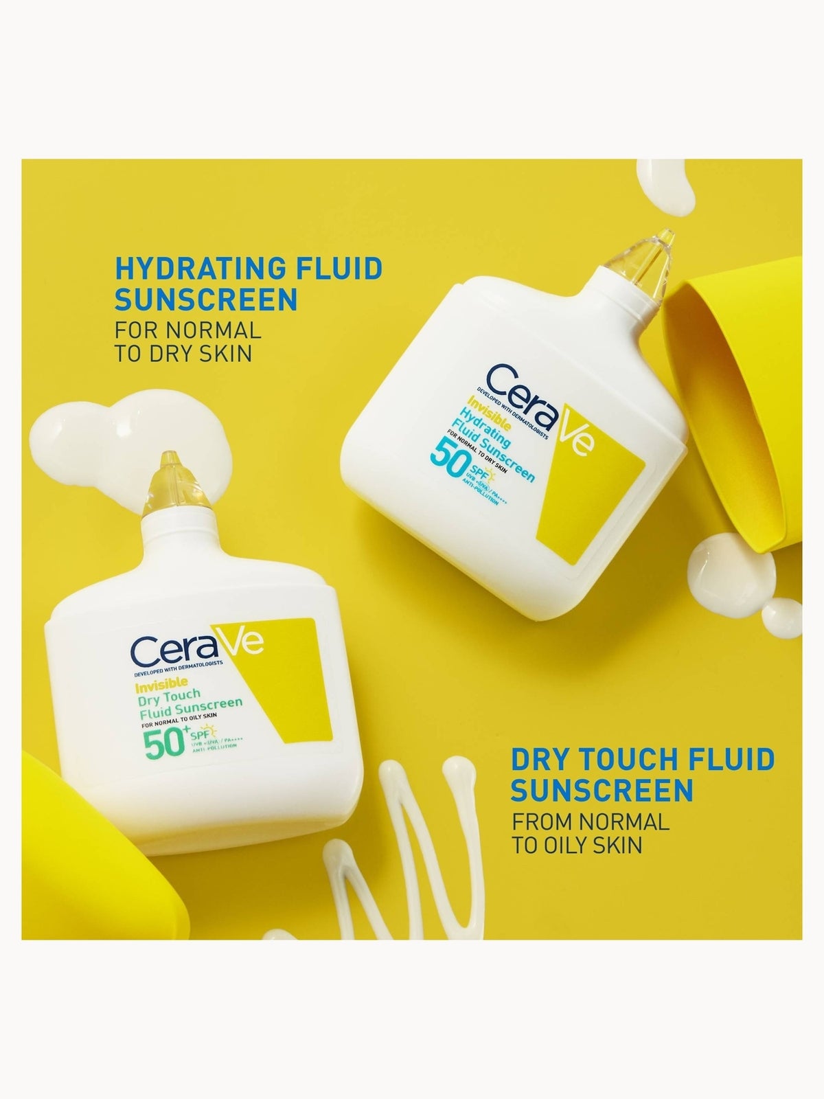 CeraVe Invisible Dry Touch Fluid Sunscreen SPF 50 for normal to oily skin with 3 essential ceramides 50 ml 4