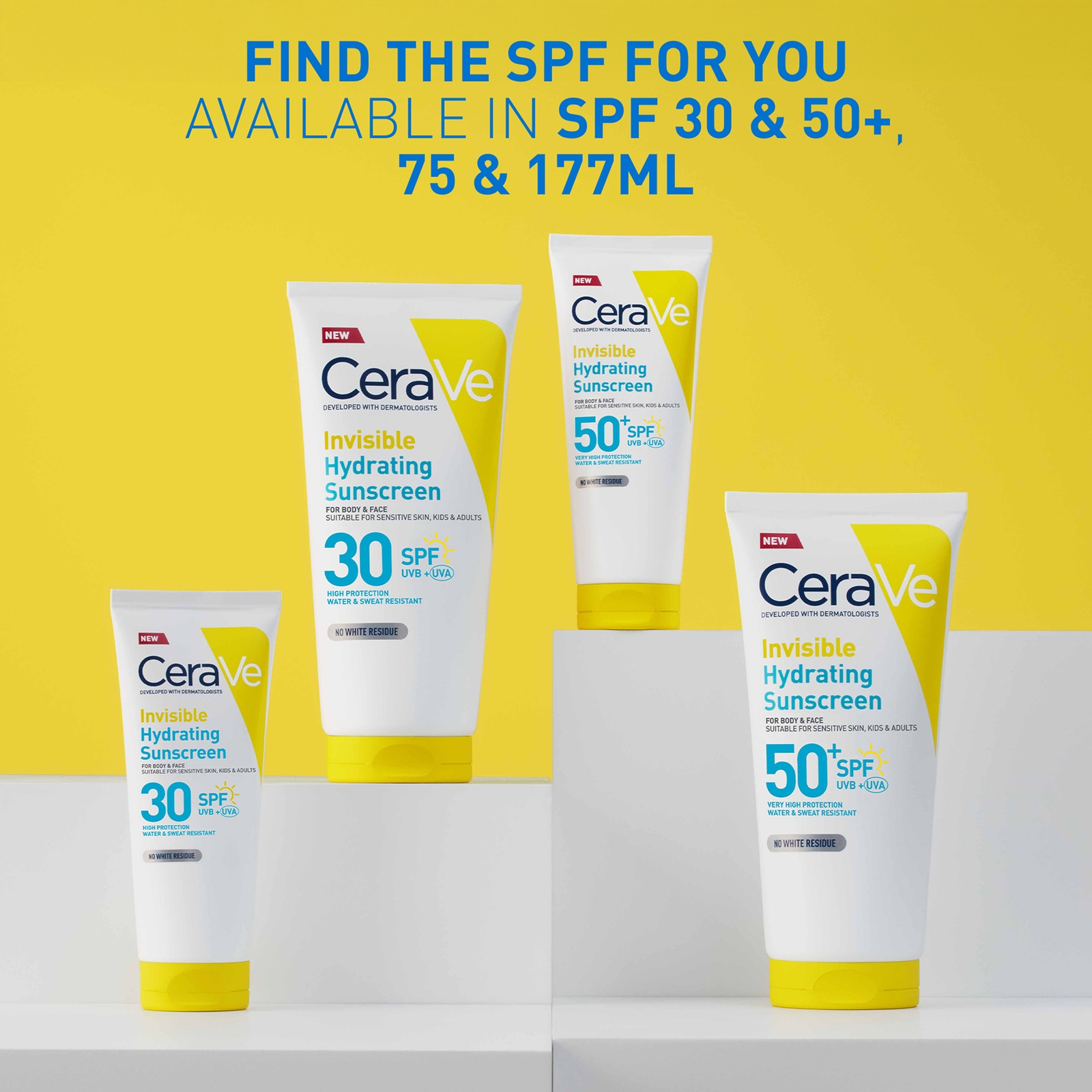 Thumbnail - CeraVe Invisible Hydrating Sunscreen SPF 50 75ml