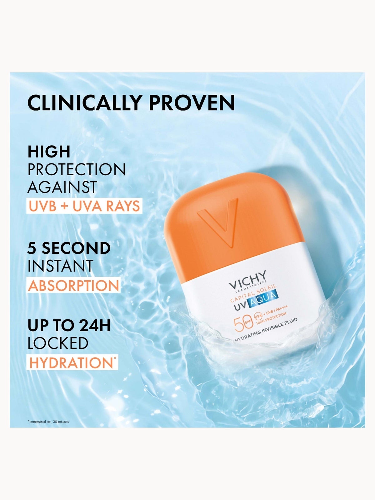 Vichy Capital Soleil UV Aqua Hydrating Invisible Fluid SPF50 50ml 4