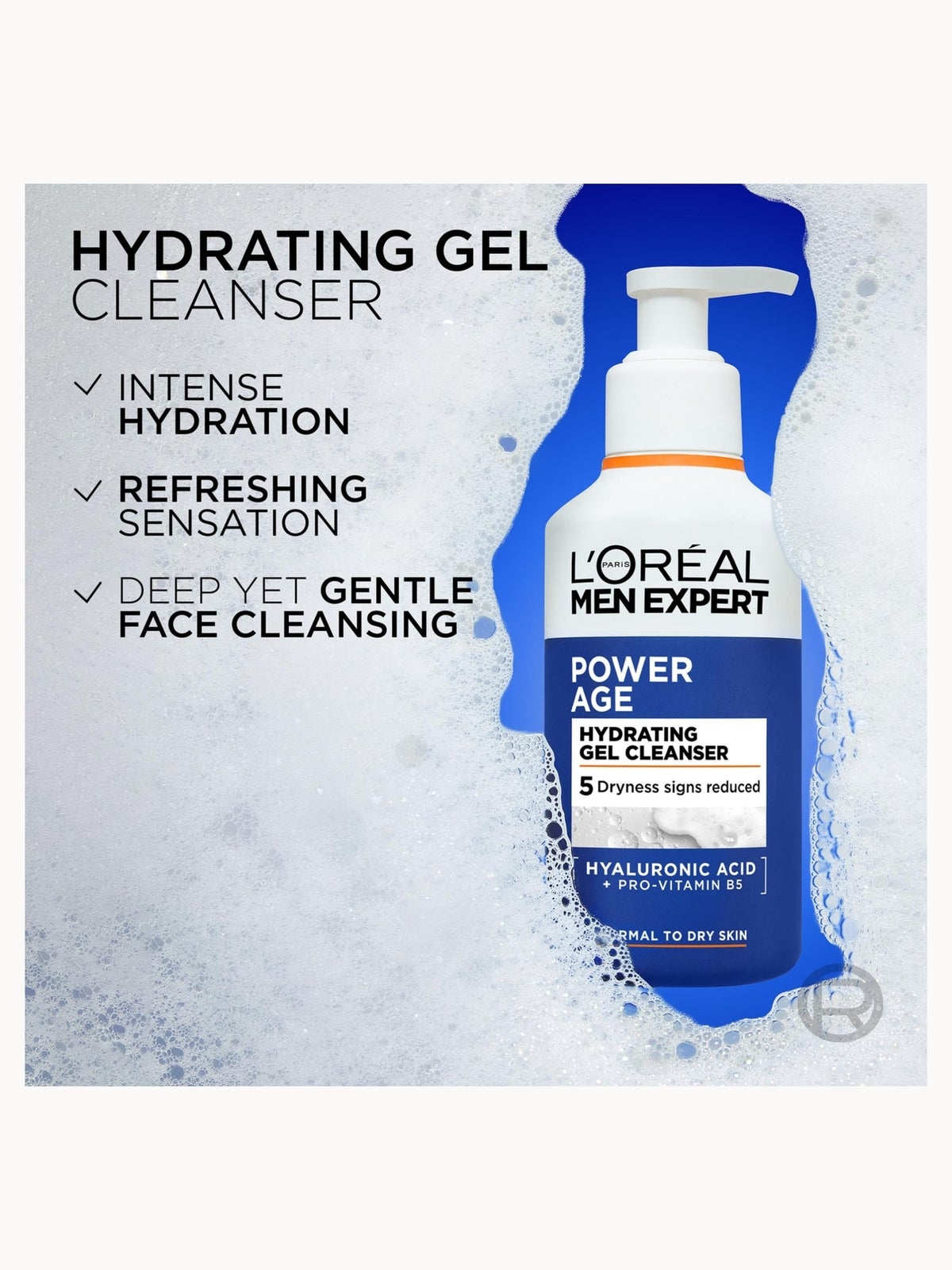 L'Oreal Paris Men Expert Power Age Pump Cleanser 260ml 2