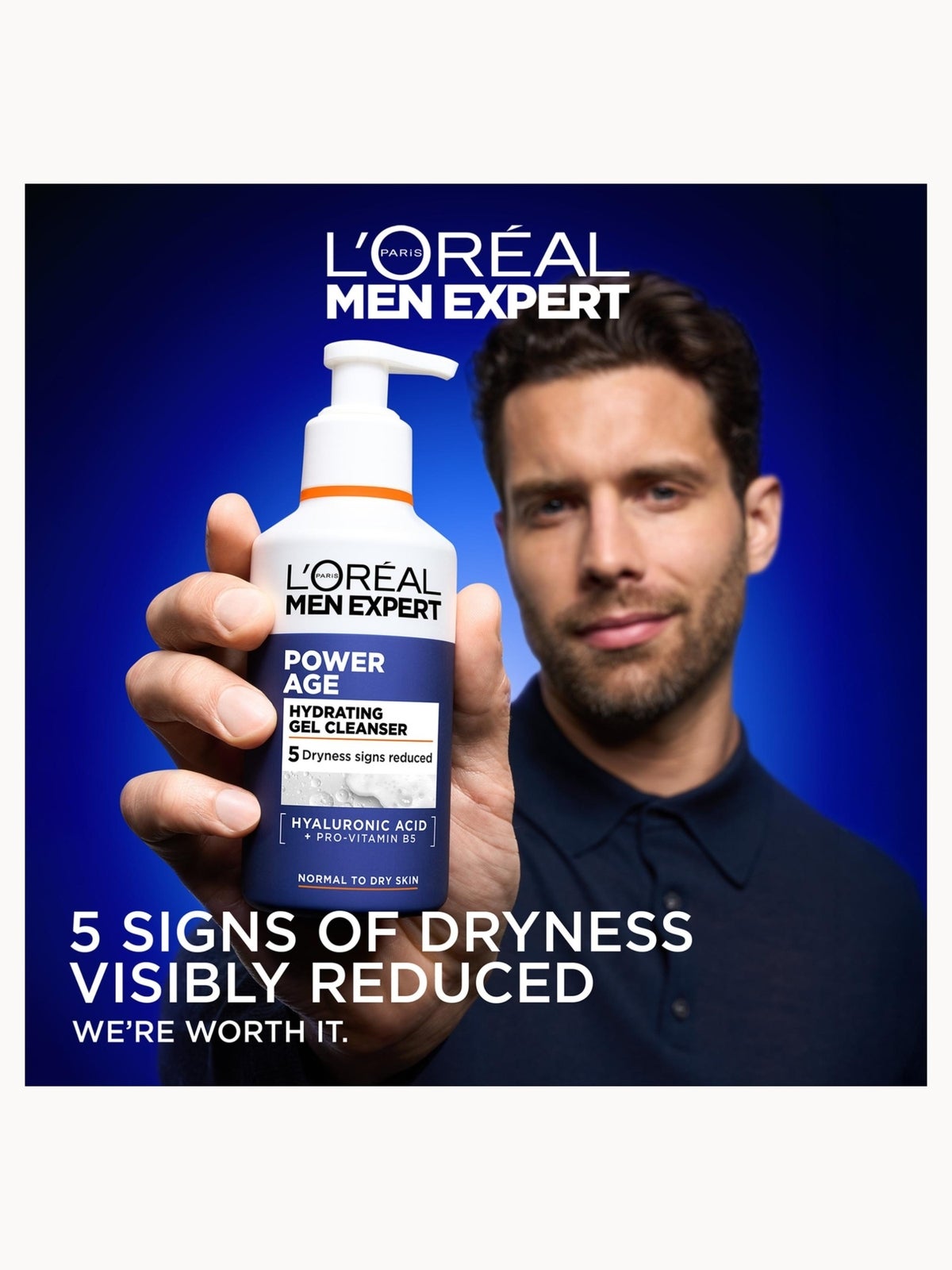 L'Oreal Paris Men Expert Power Age Pump Cleanser 260ml 3