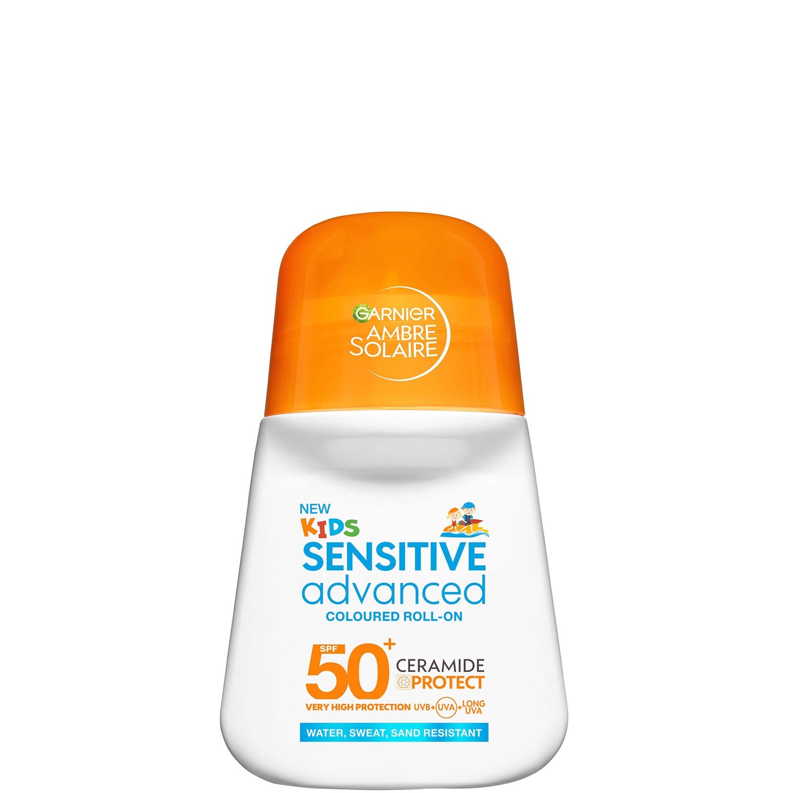 Garnier Ambre Solaire Sensitive Advanced kids colored roll-on SPF 50+