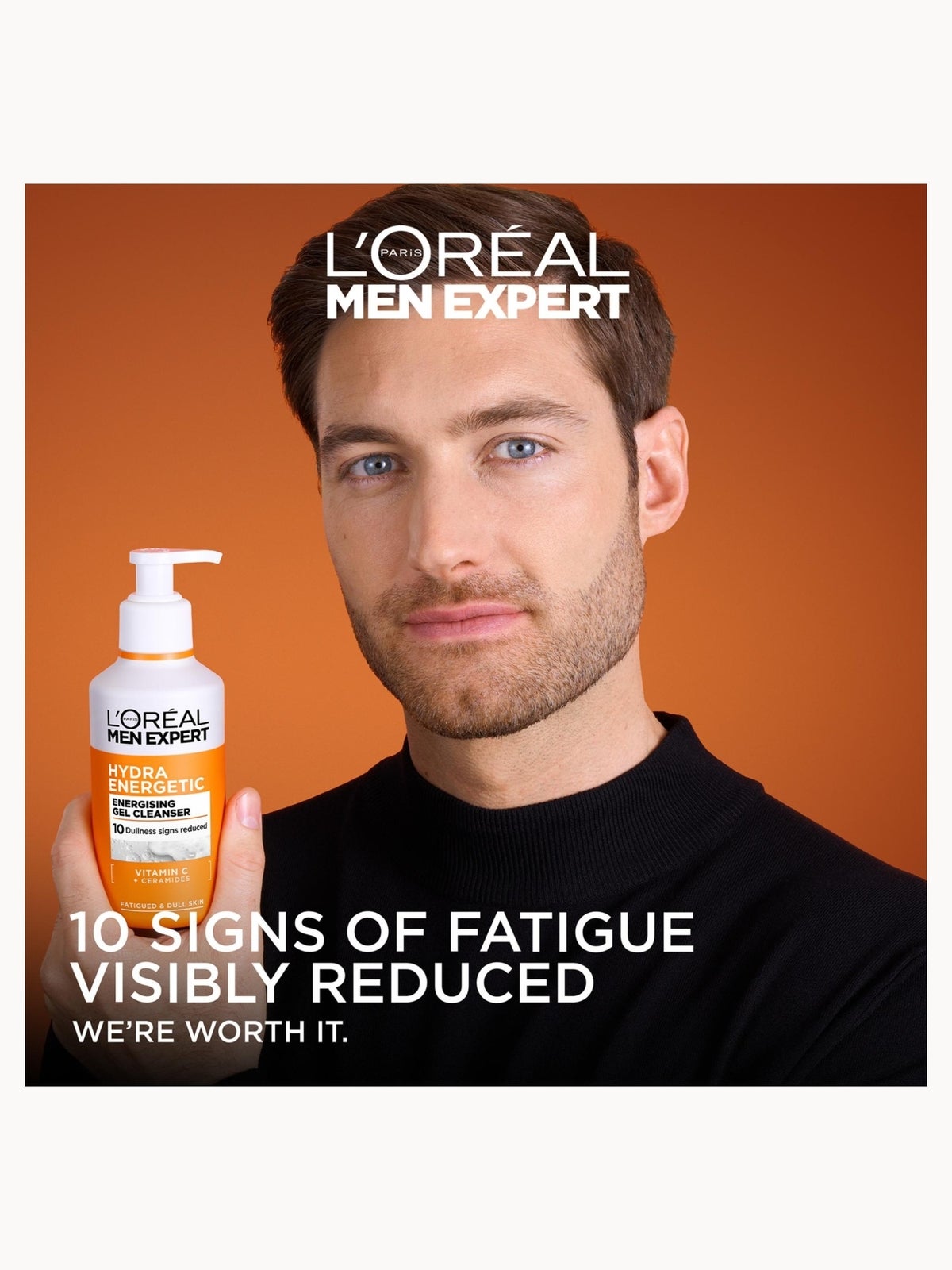 L'Oréal Paris Men Expert Hydra Energetic Energising Gel Pump Cleanser 260ml 3