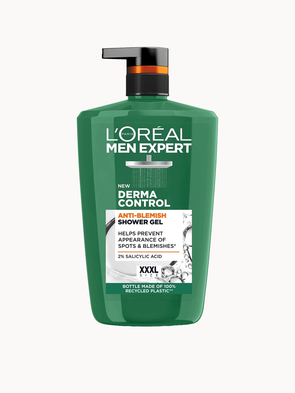 L'Oréal Men Expert Derma Control Anti-Blemish Shower Gel 2% Salicylic Acid 1L