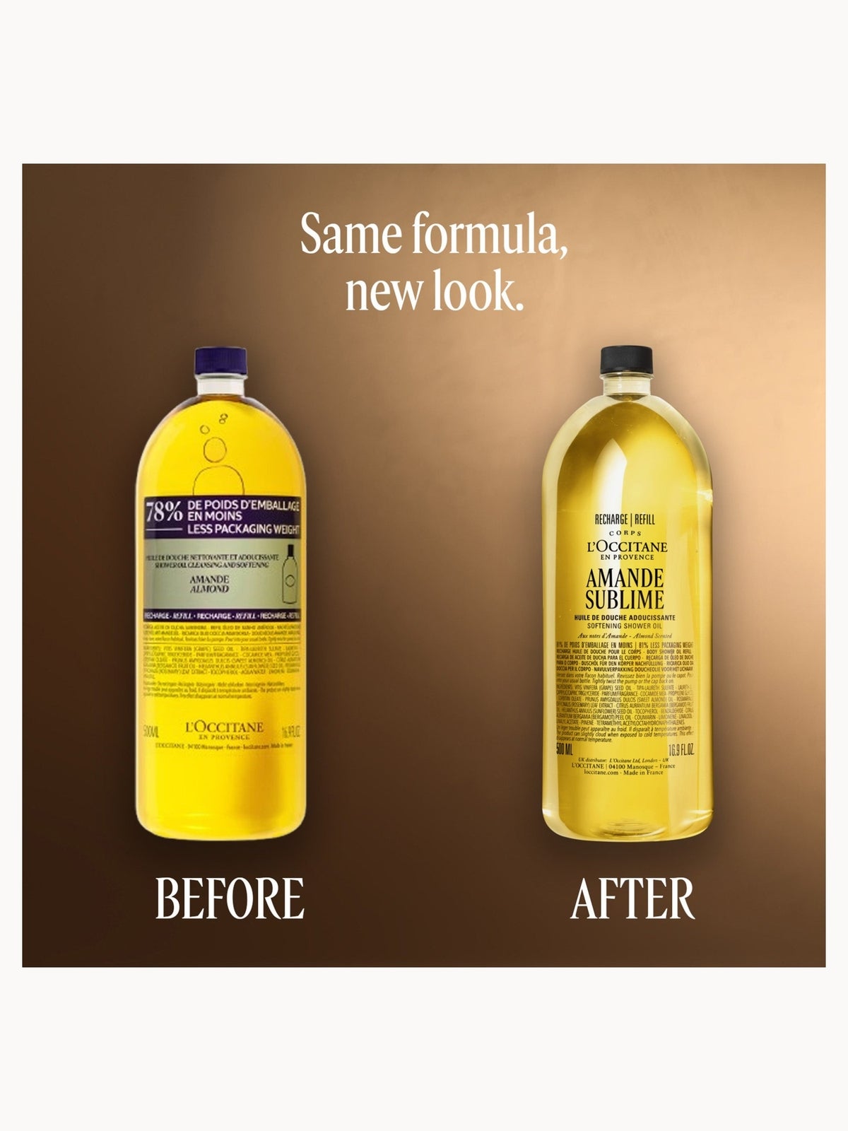 L'Occitane Almond (Amande) Shower Oil Refill 500ml 2