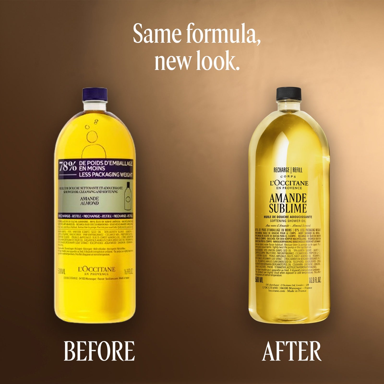 L'Occitane Almond (Amande) Shower Oil Refill 500ml 2