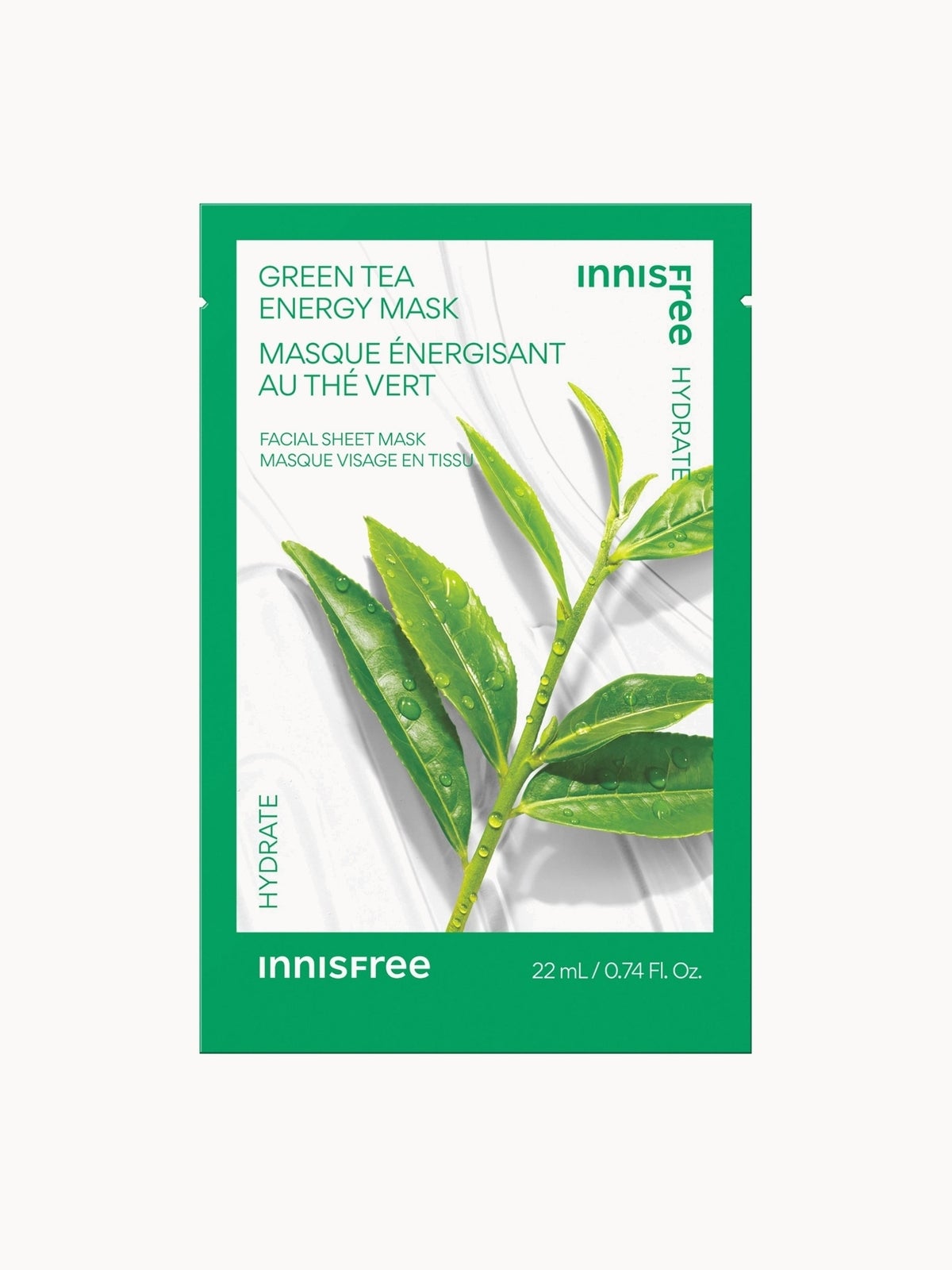 INNISFREE Green Tea Hydrating & Nourishing Sheet Mask 22ml