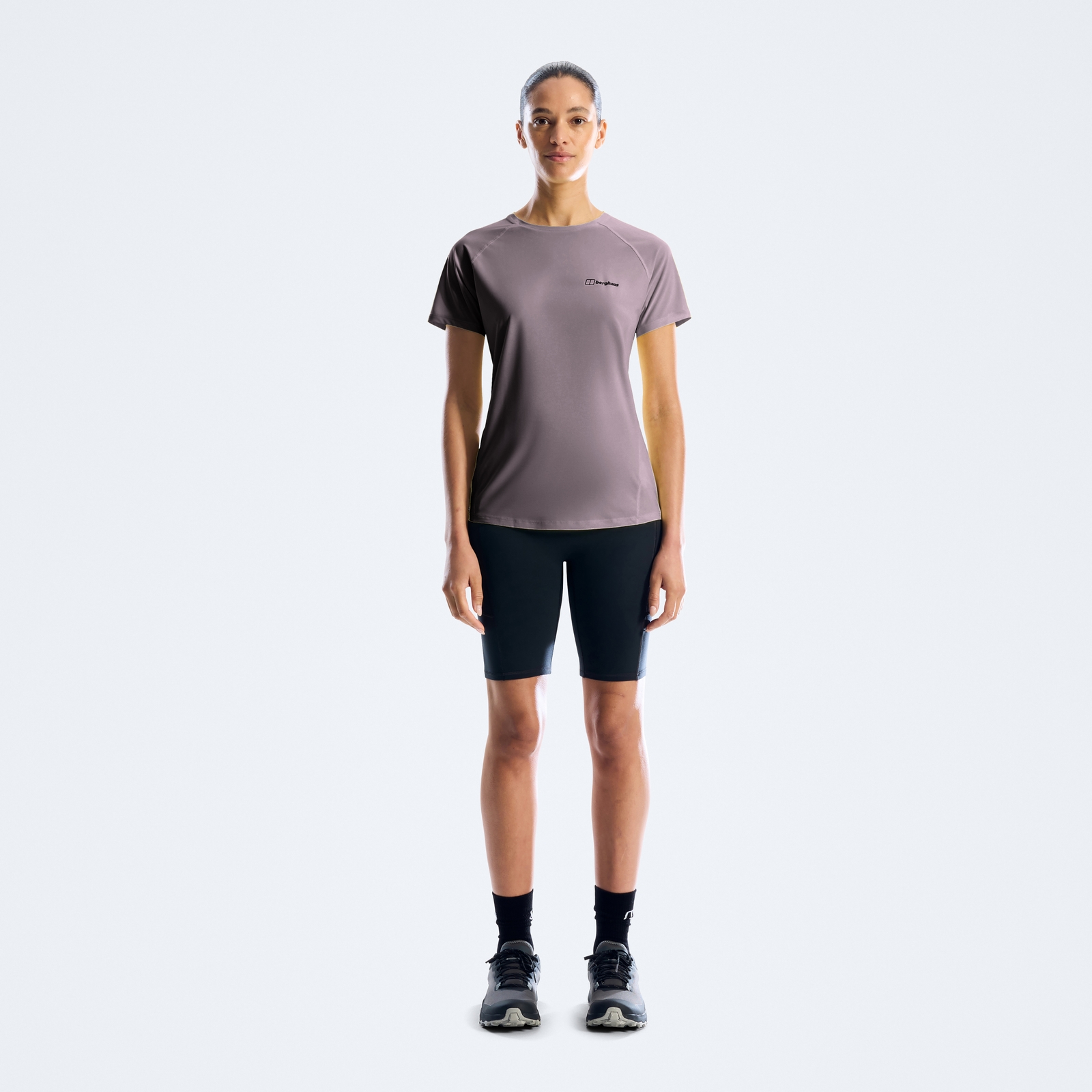 Image of Women's 24/7 Crew Short Sleeve Tech Tee - Purple