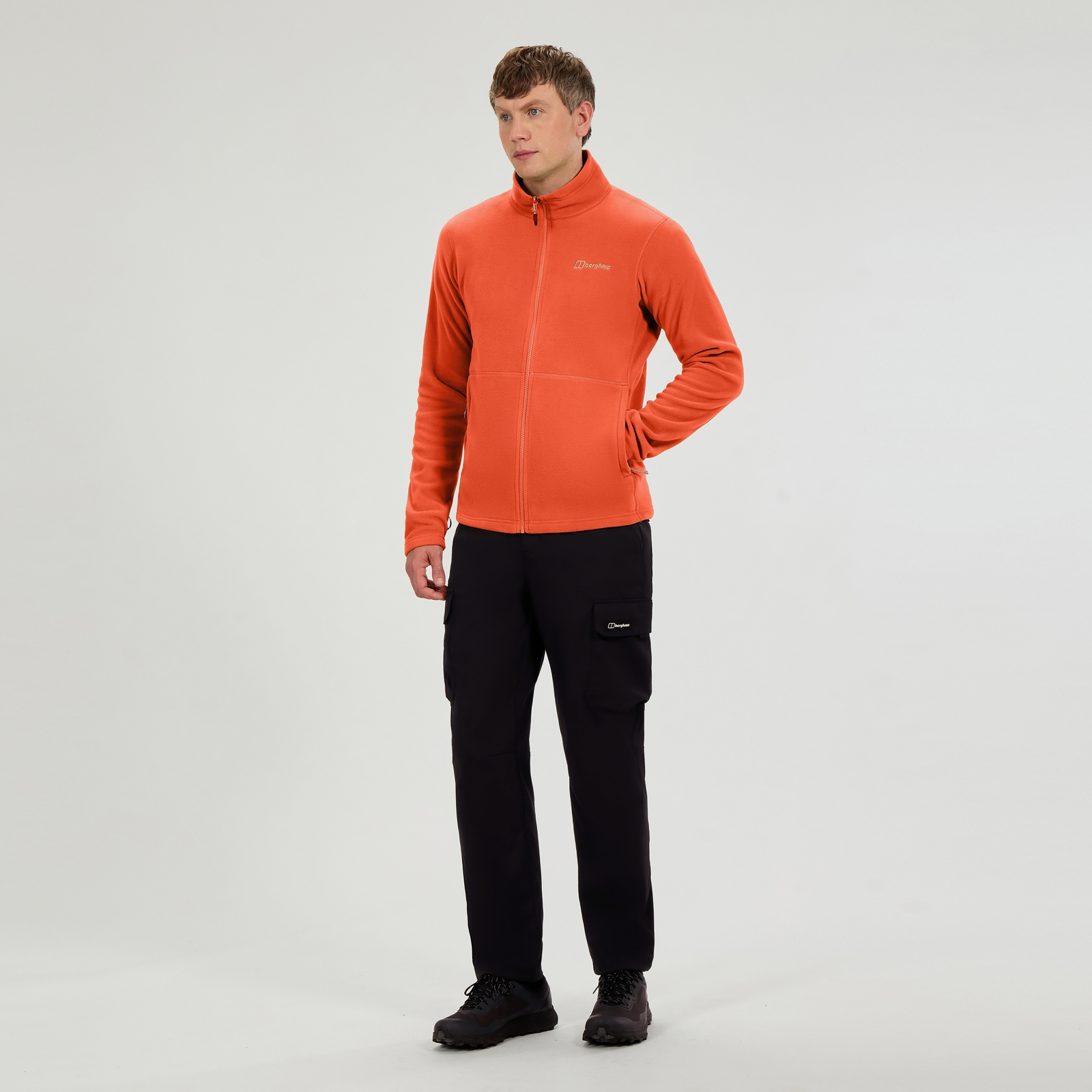 Men's Prism Micro InterActive Polartec Fleece Jacket - Orange